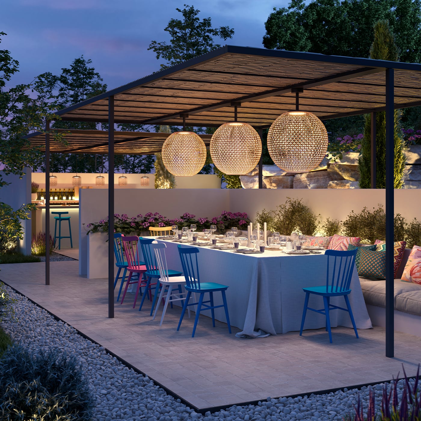 Bover Nans Sphere Plafoniera Outdoor