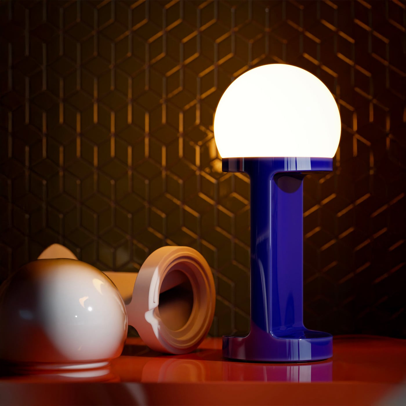 Ferroluce Habea Lampada da tavolo