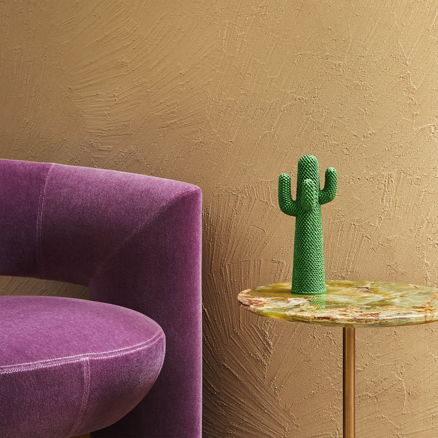 Gufram Another Green Cactus Guframini Miniatura