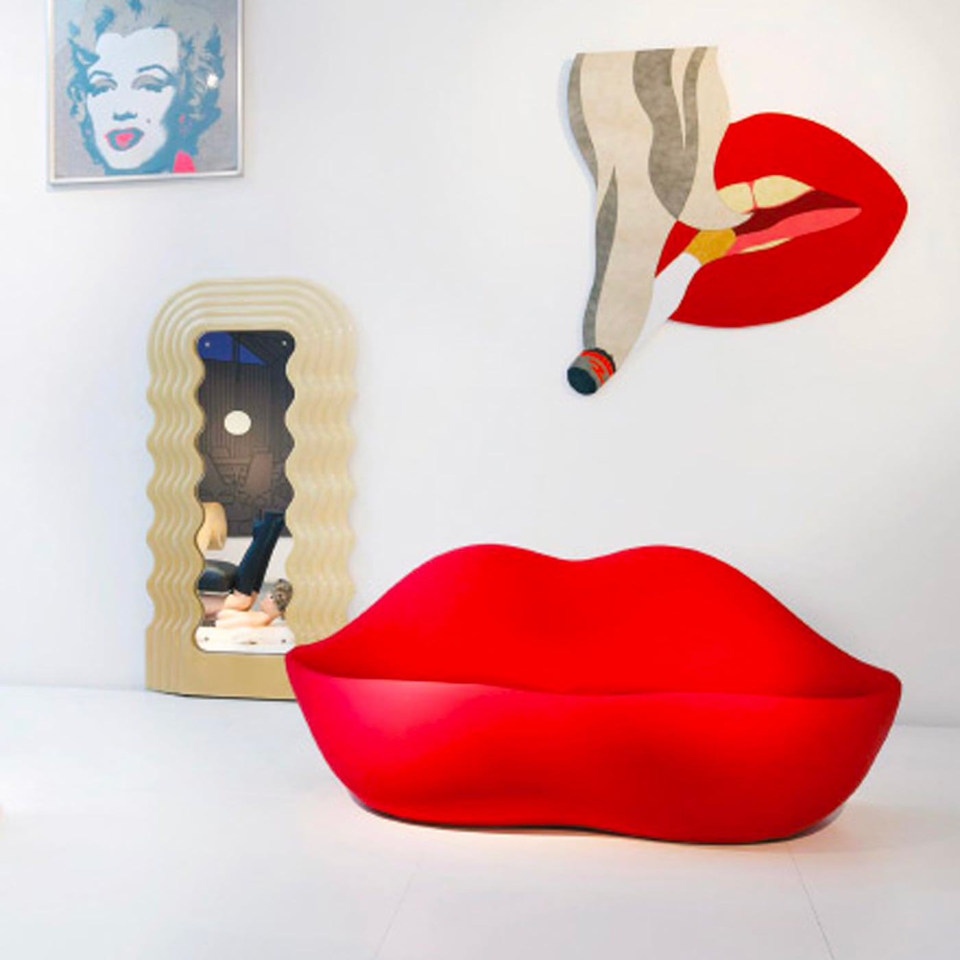 Gufram Bocca (Lips) Divano