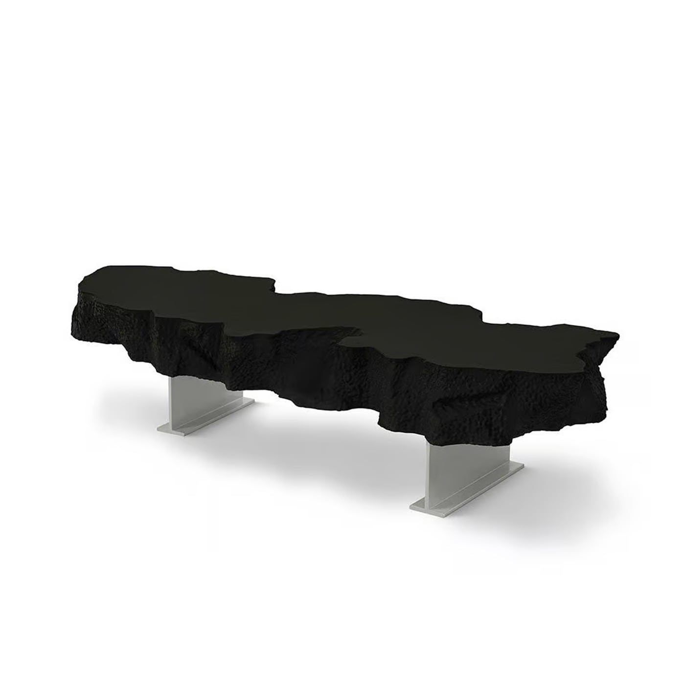 Gufram Broken Bench Almost Black Limited Panchina