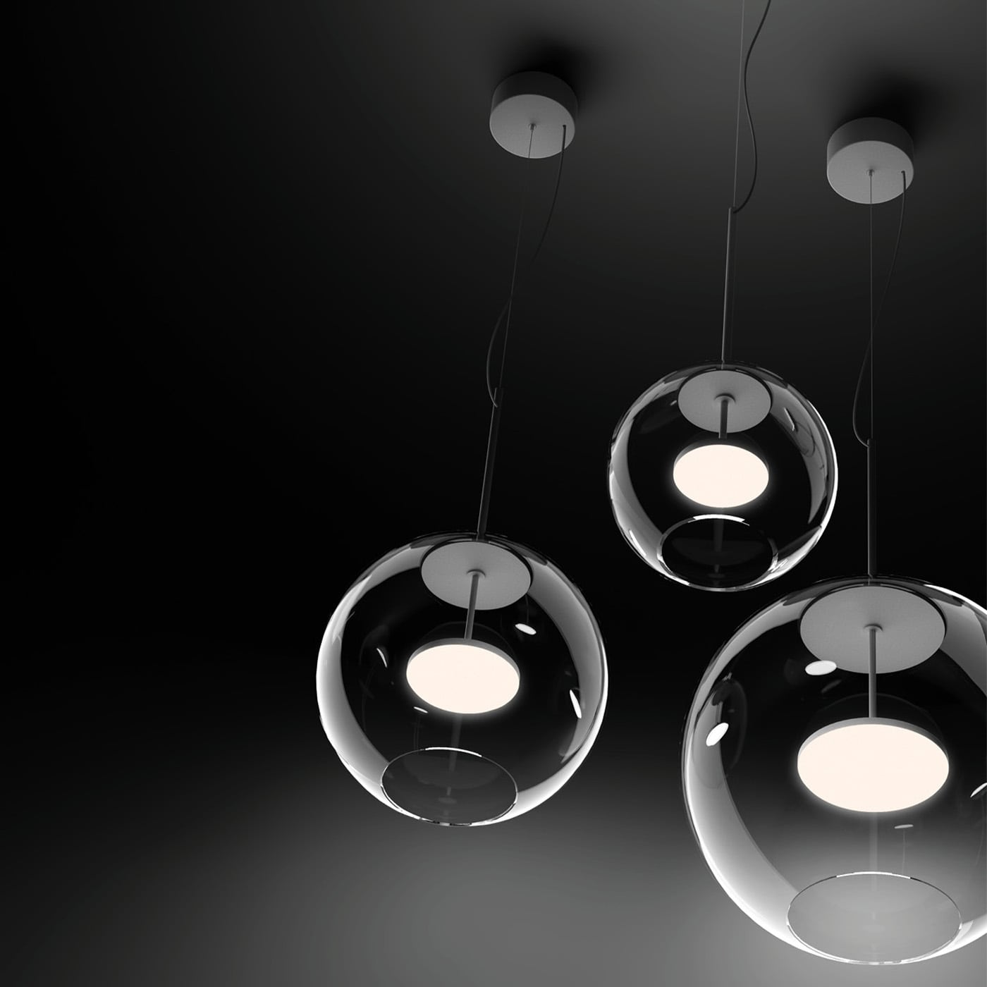 Linea Light Cristalbolla Sospensione