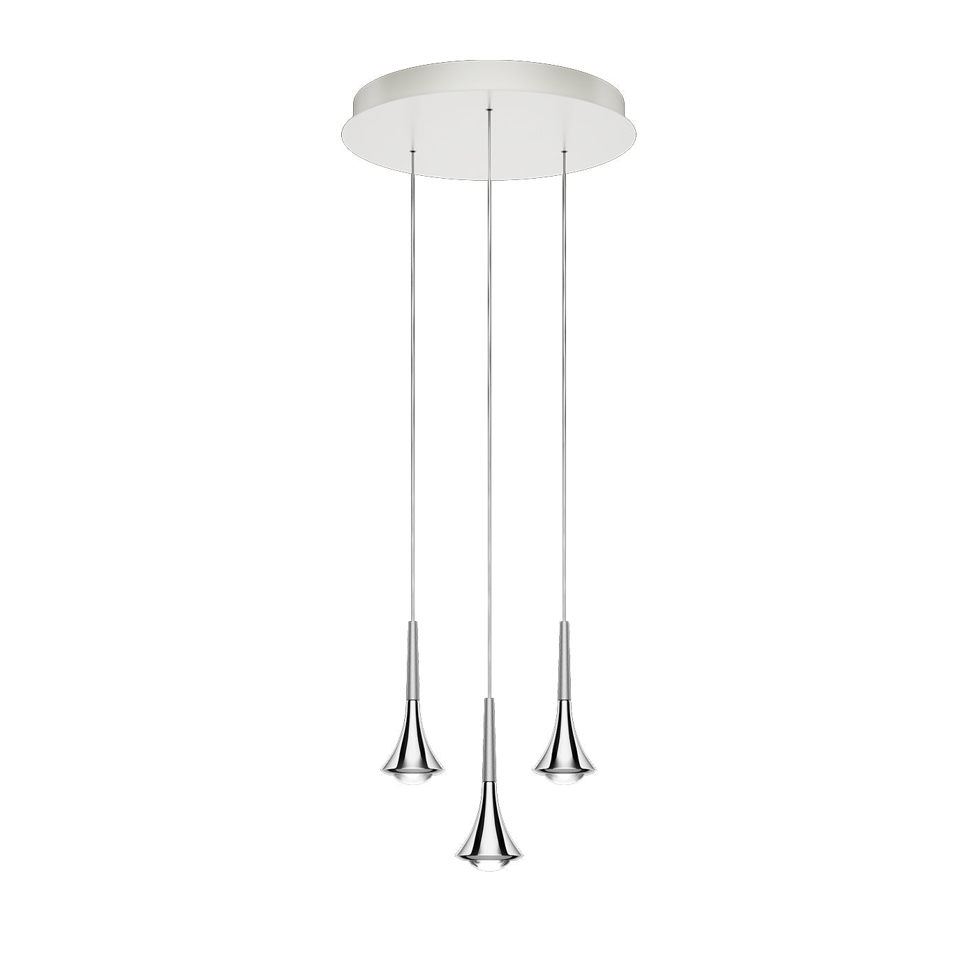 Lodes Rain Sospensione Trio White