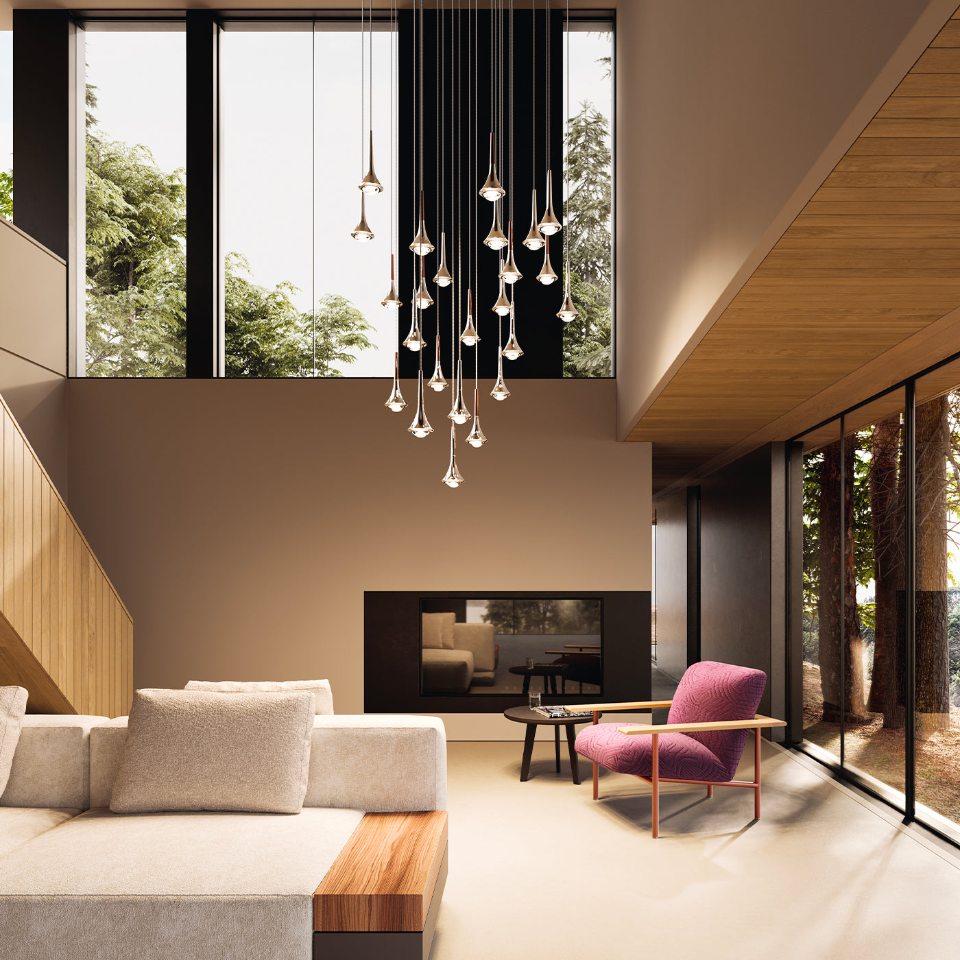 Lodes Rain Sospensione Cluster