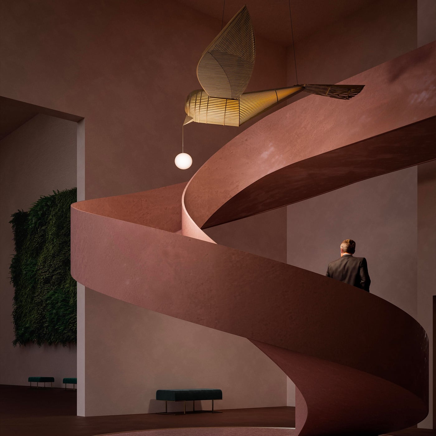 LZF Bird Horizontal Sospensione