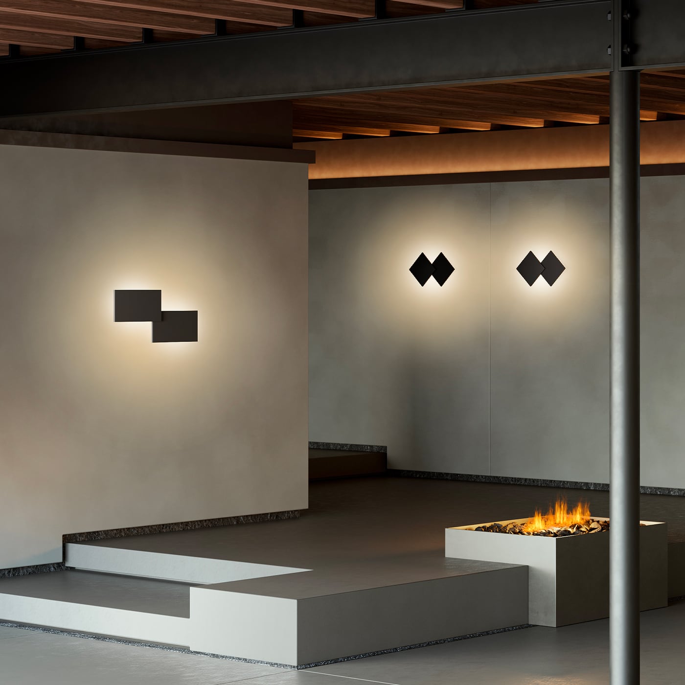 Lodes Puzzle Plafoniera Applique