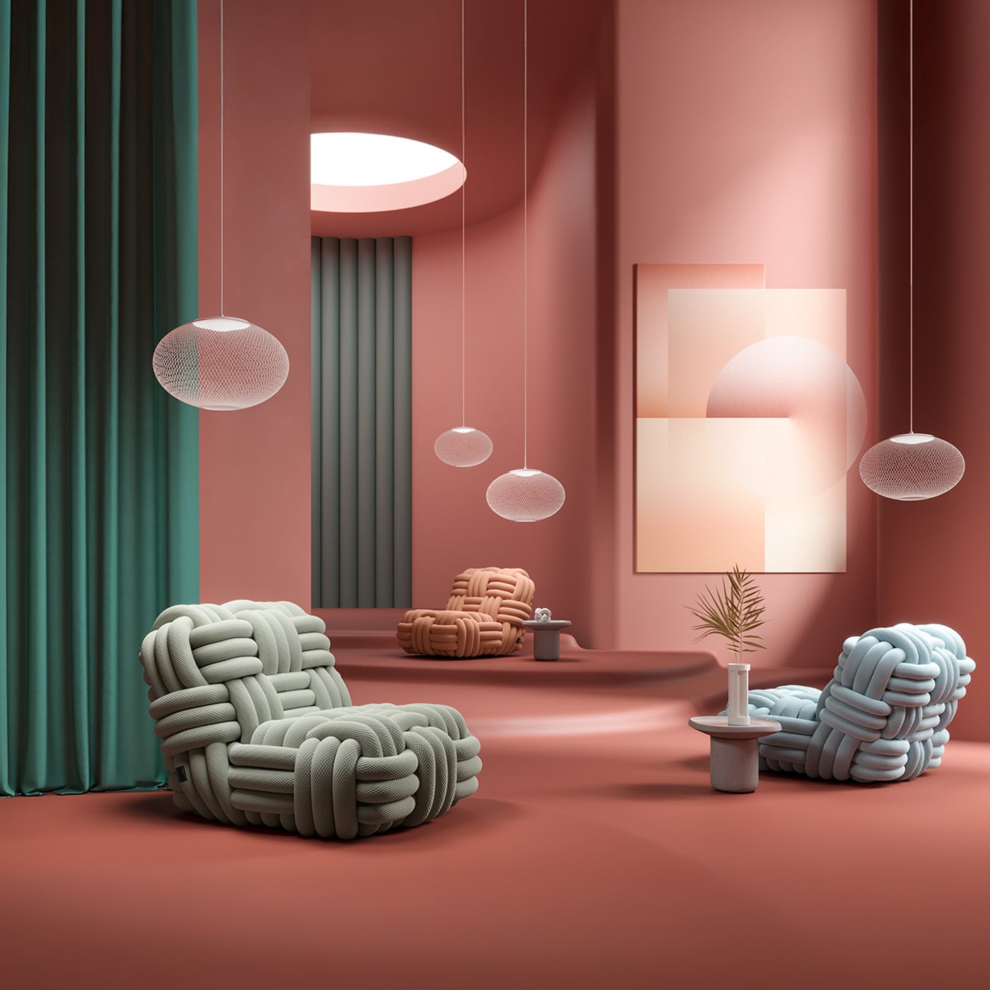 Moooi Knitty Lounge Chair