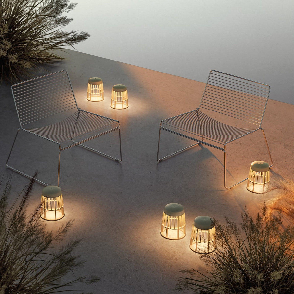 Panzeri Coralys Lampada da Tavolo Ricaricabile Outdoor