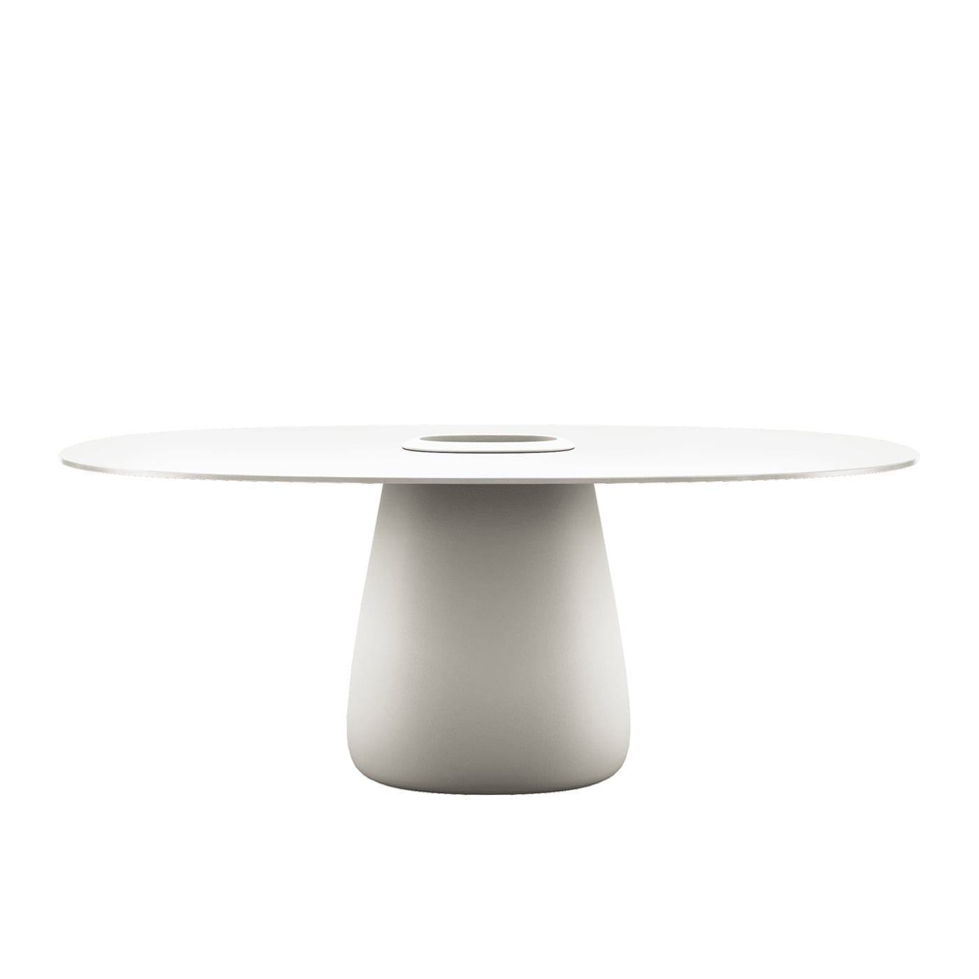 Qeeboo Cobble Tavolo ovale in HPL con secchiello