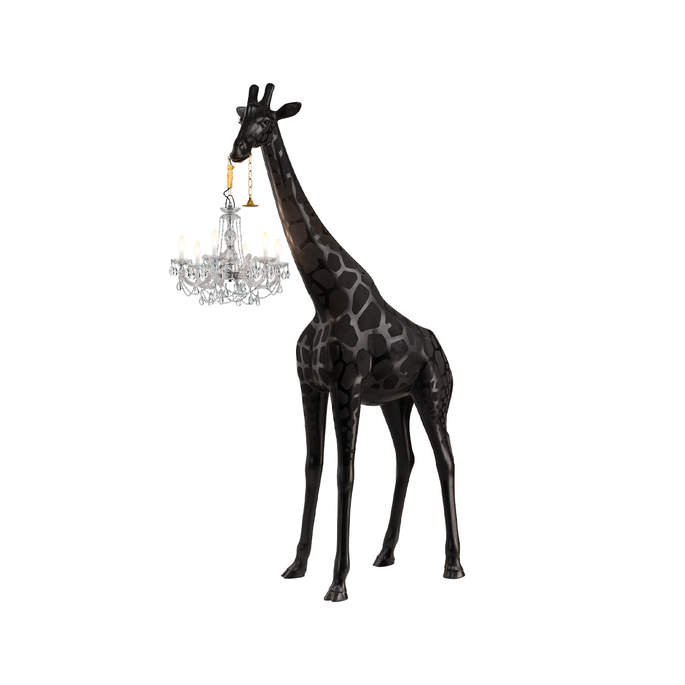 Qeeboo Giraffe in Love M Outdoor Lampada in polietilene