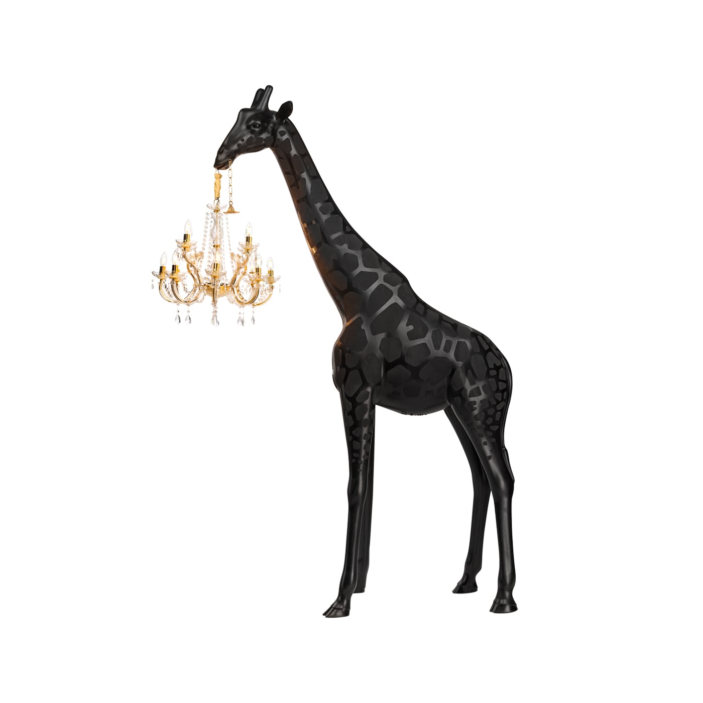 Qeeboo Giraffe in Love M Indoor Lampada in polietilene