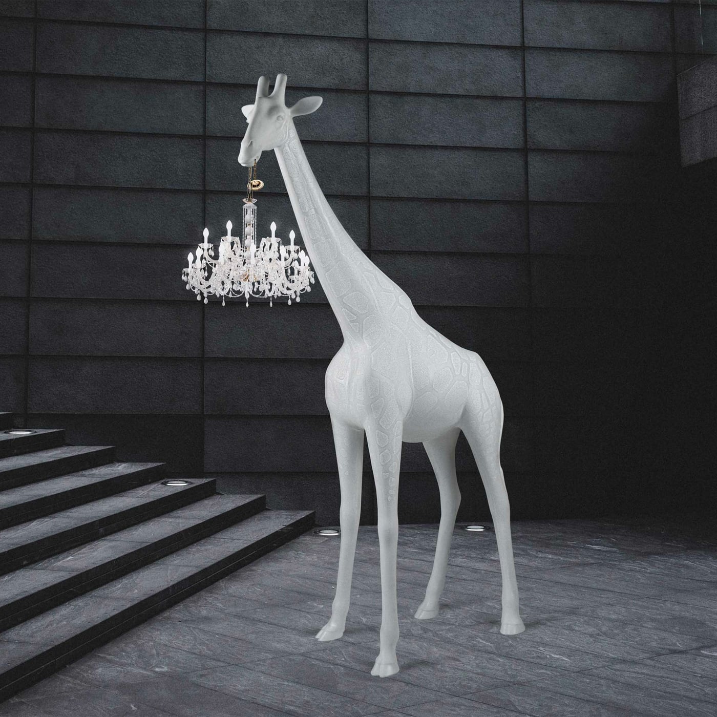 Qeeboo Giraffe in Love XL Indoor Lampada in fibra di vetro