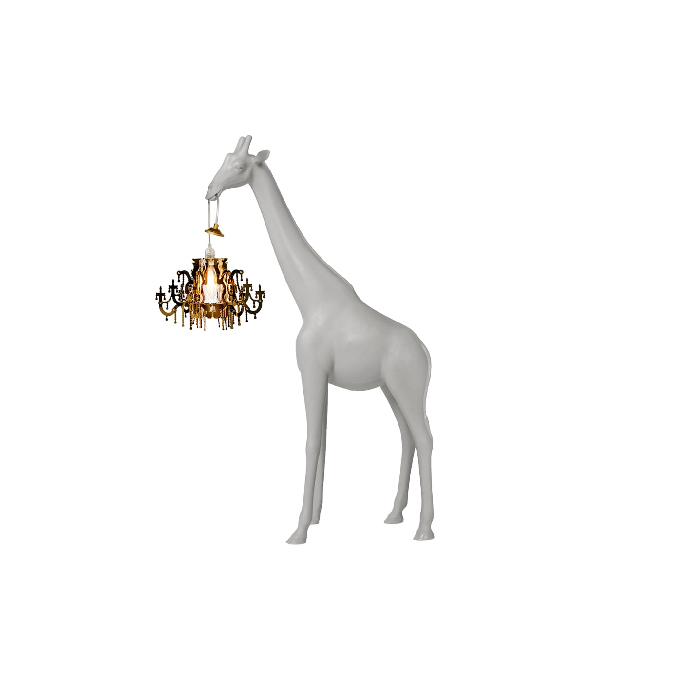 Qeeboo Giraffe in Love XS Lampada in polietilene