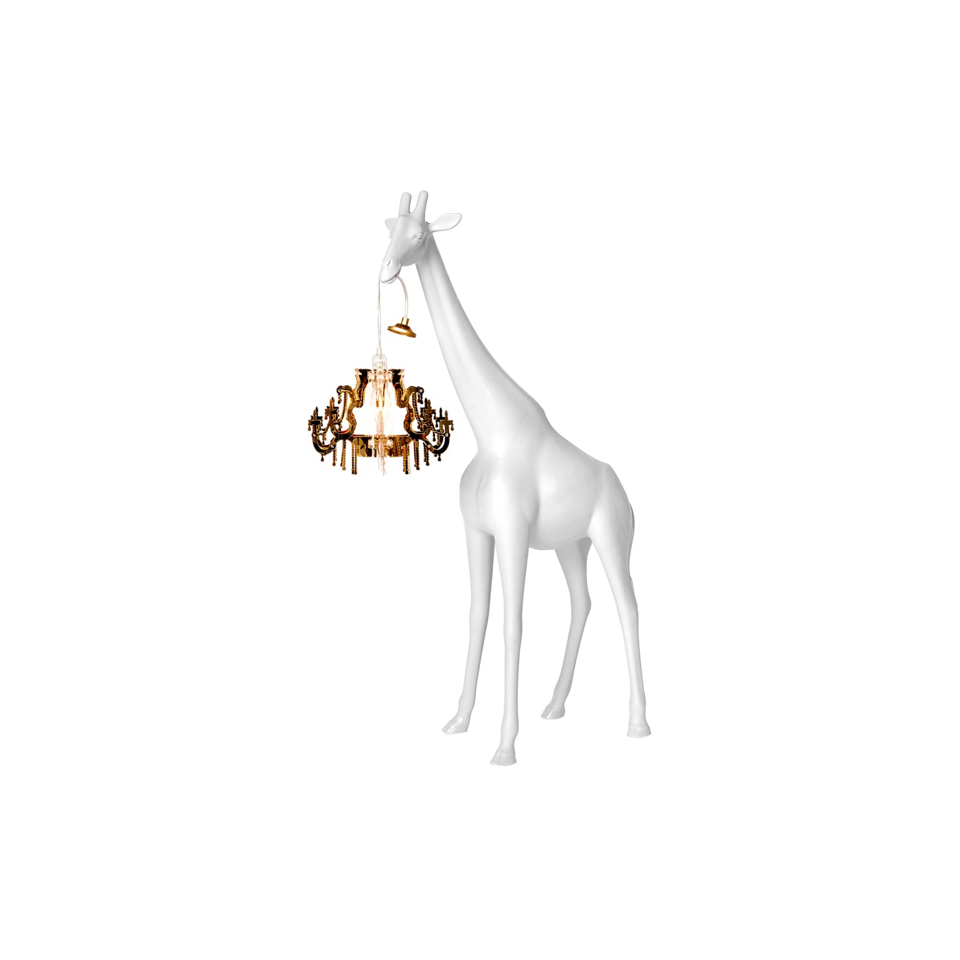 Qeeboo Giraffe in Love XS Lampada in polietilene