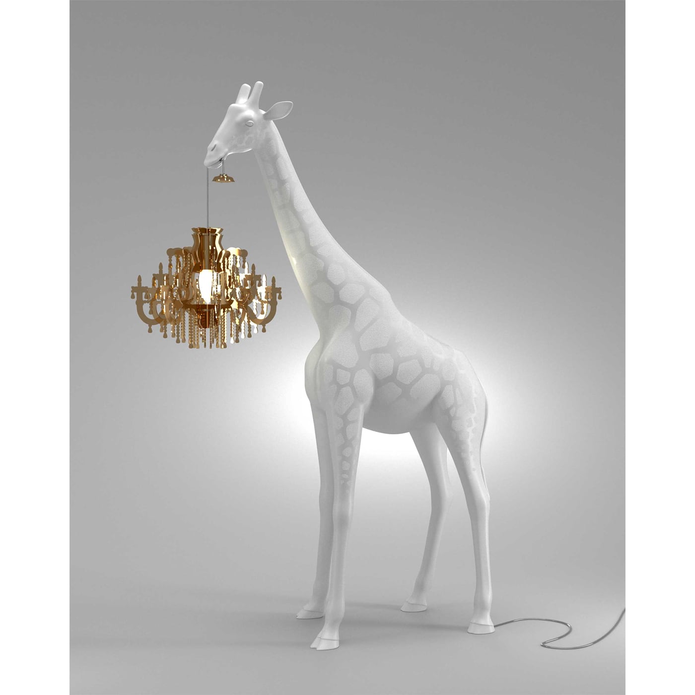 Qeeboo Giraffe in Love XS Lampada in polietilene