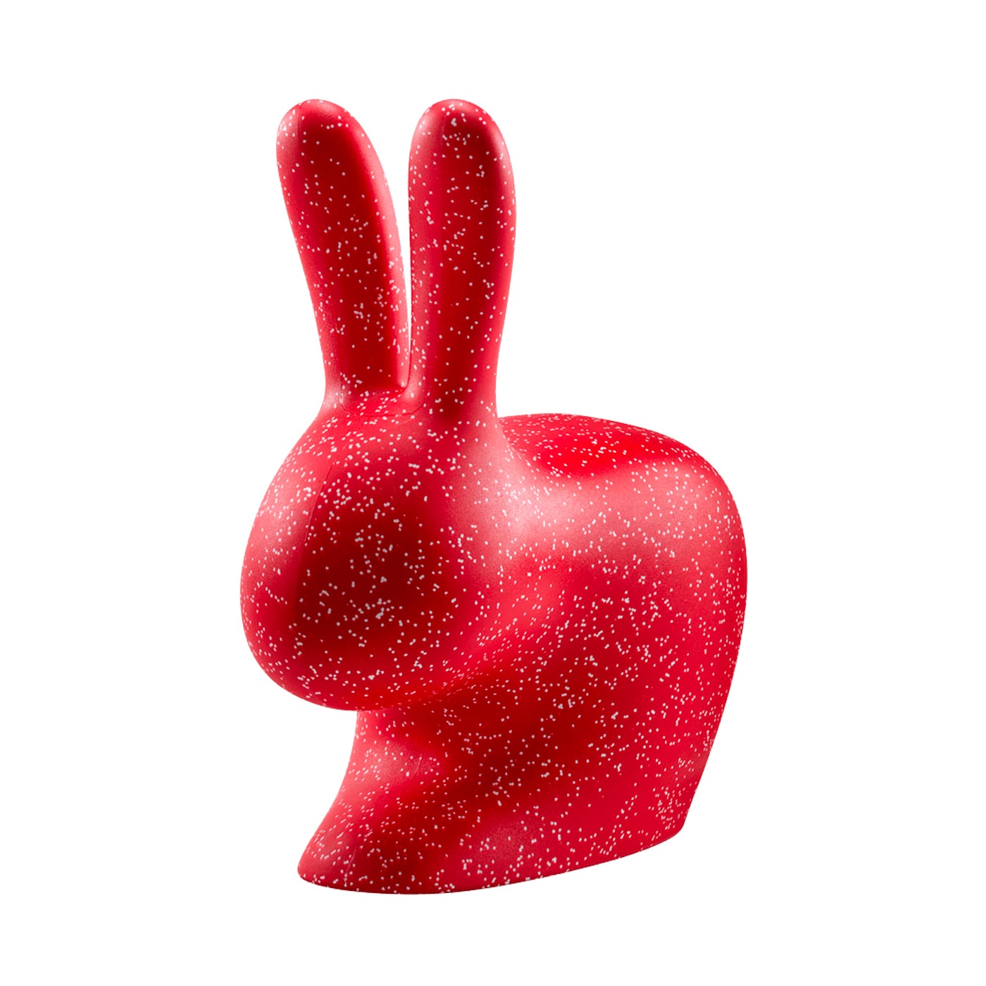 Qeeboo Rabbit Dots Sedia in polietilene