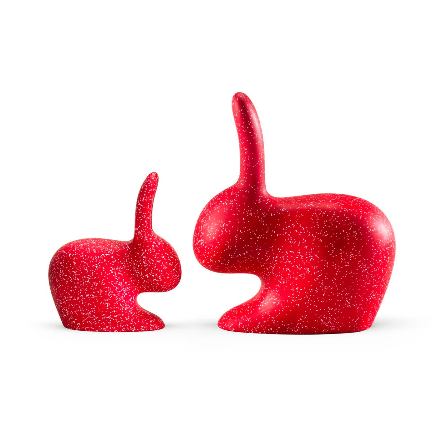 Qeeboo Rabbit Dots Sedia Baby in polietilene