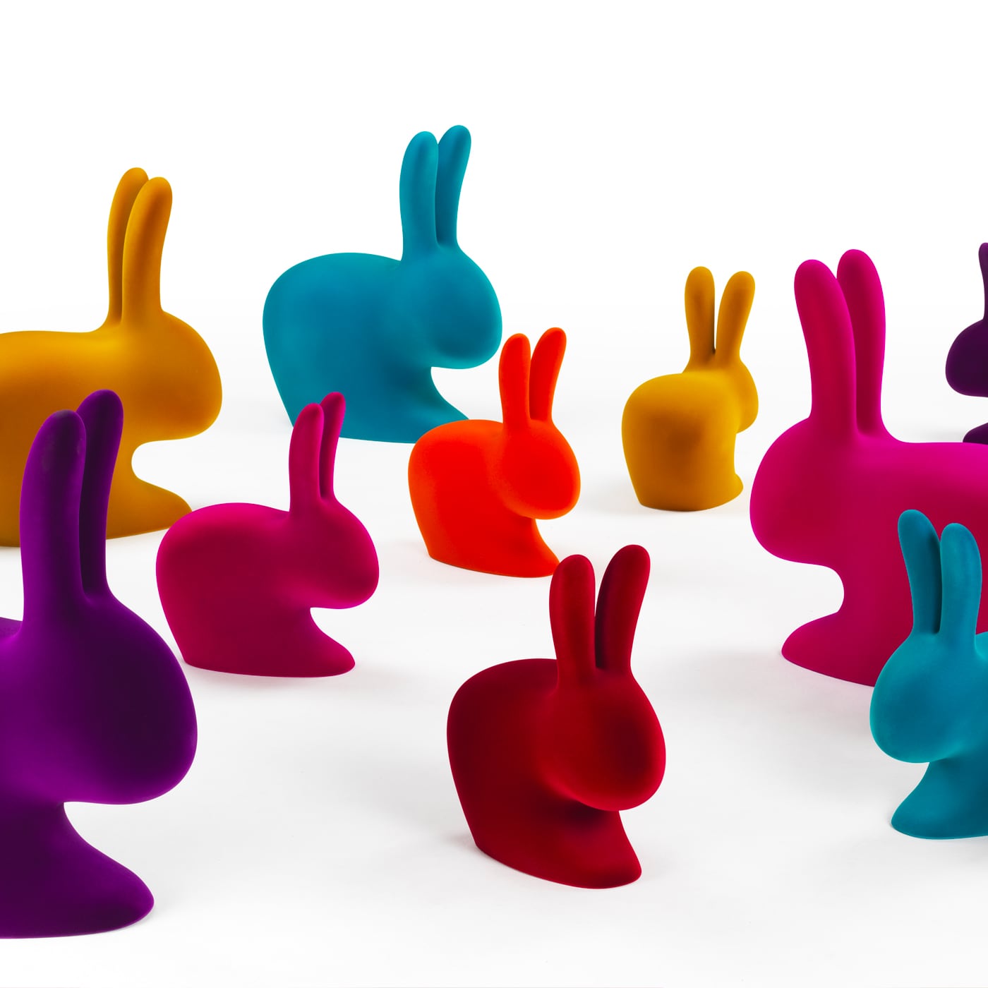 Qeeboo Rabbit XS Velvet Bookend