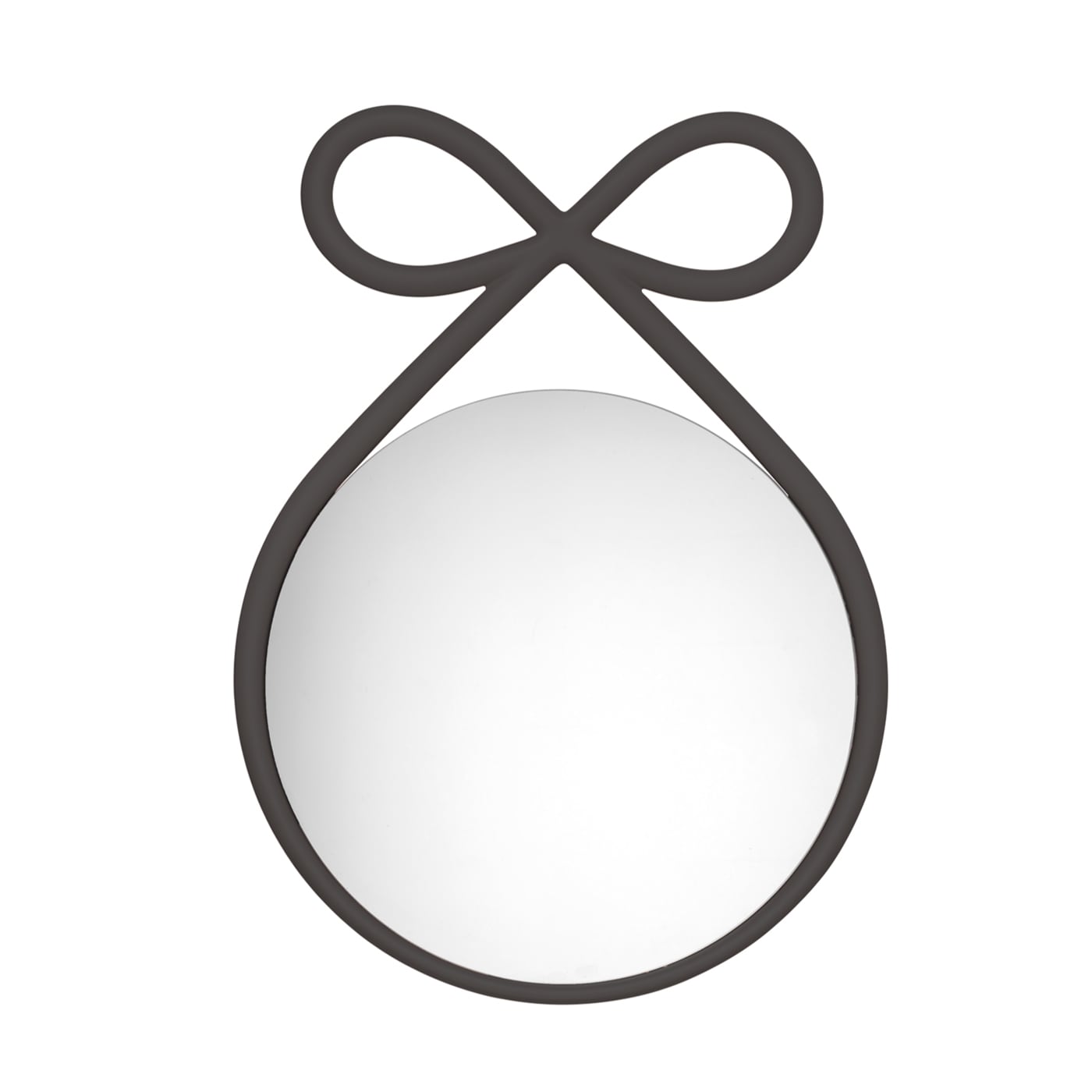 Qeeboo Ribbon Specchio rotondo in polipropilene