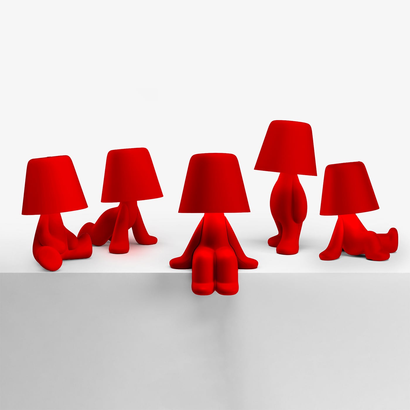 Qeeboo Sweet Brothers Red Edition