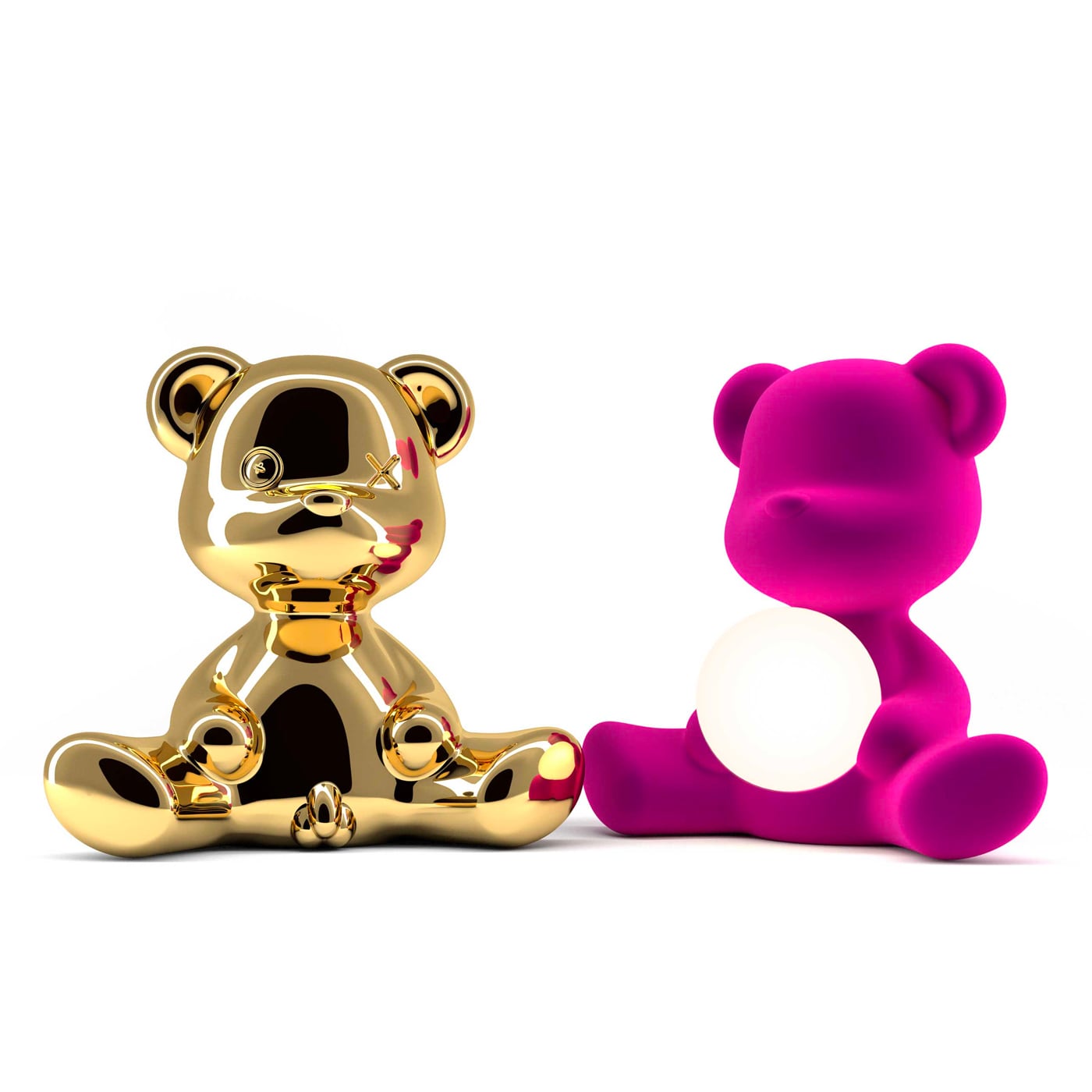 Qeeboo Teddy Boy Metal Lampada da tavolo