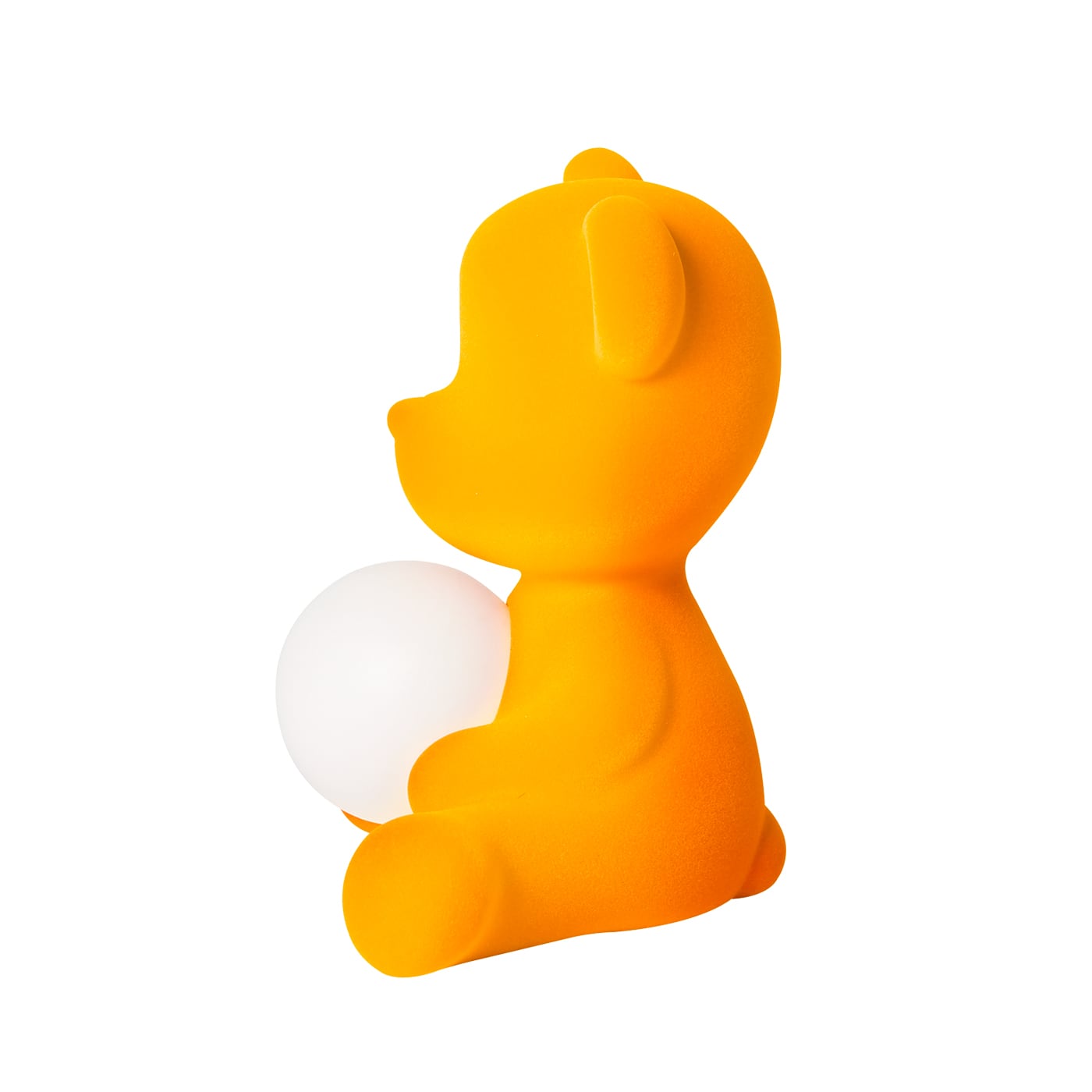 Qeeboo Teddy Girl Velvet Lampada ricaricabile