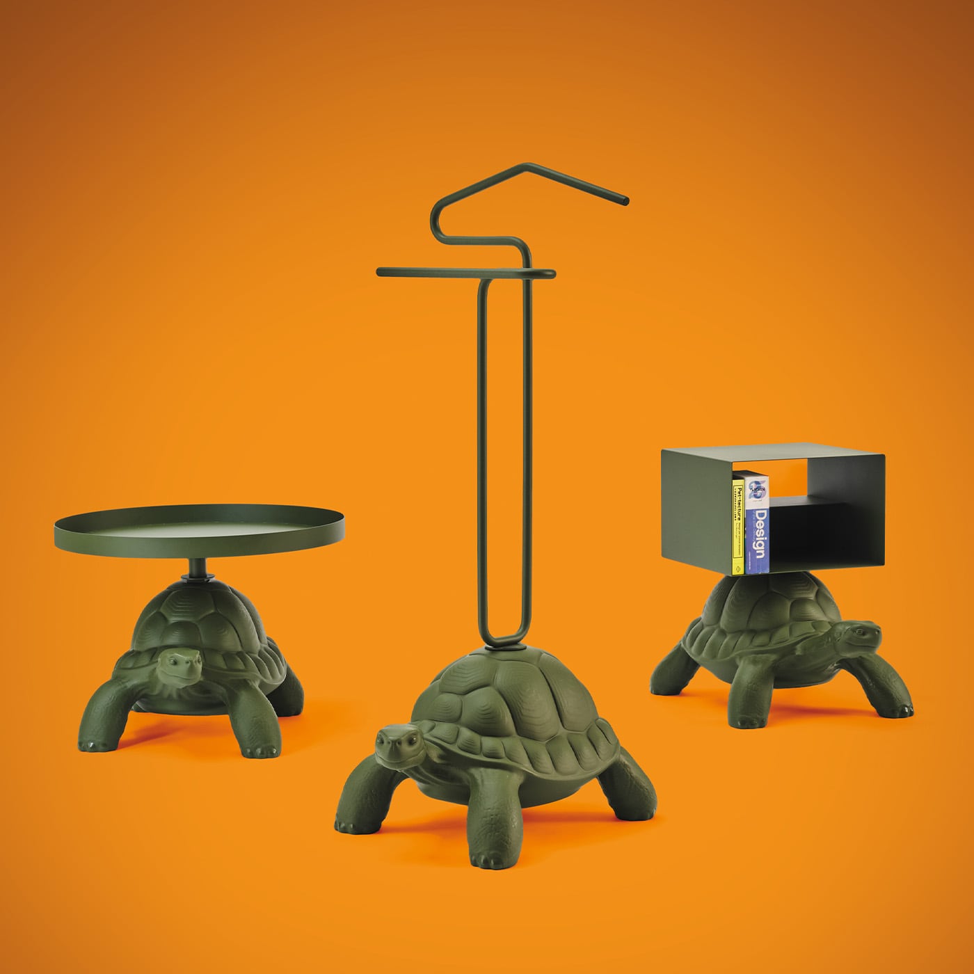 Qeeboo Turtle Carry Bed Table