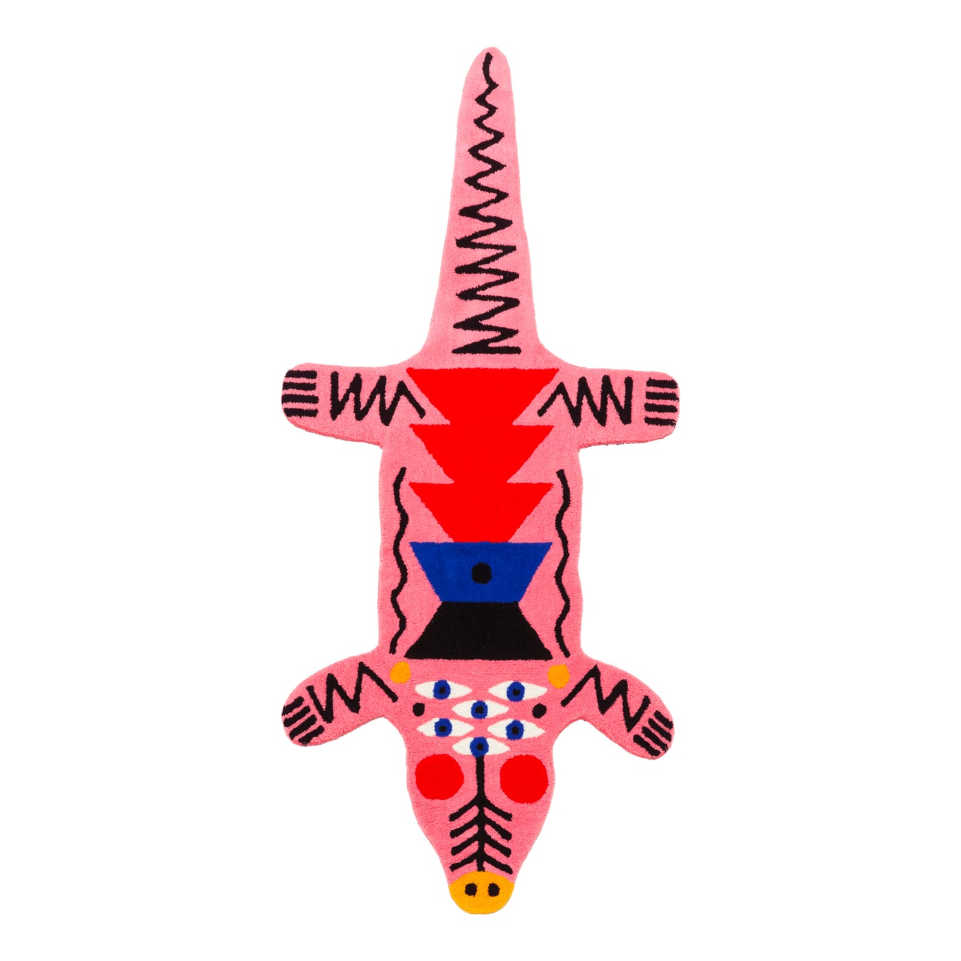 Qeeboo Crocopink Tappeto