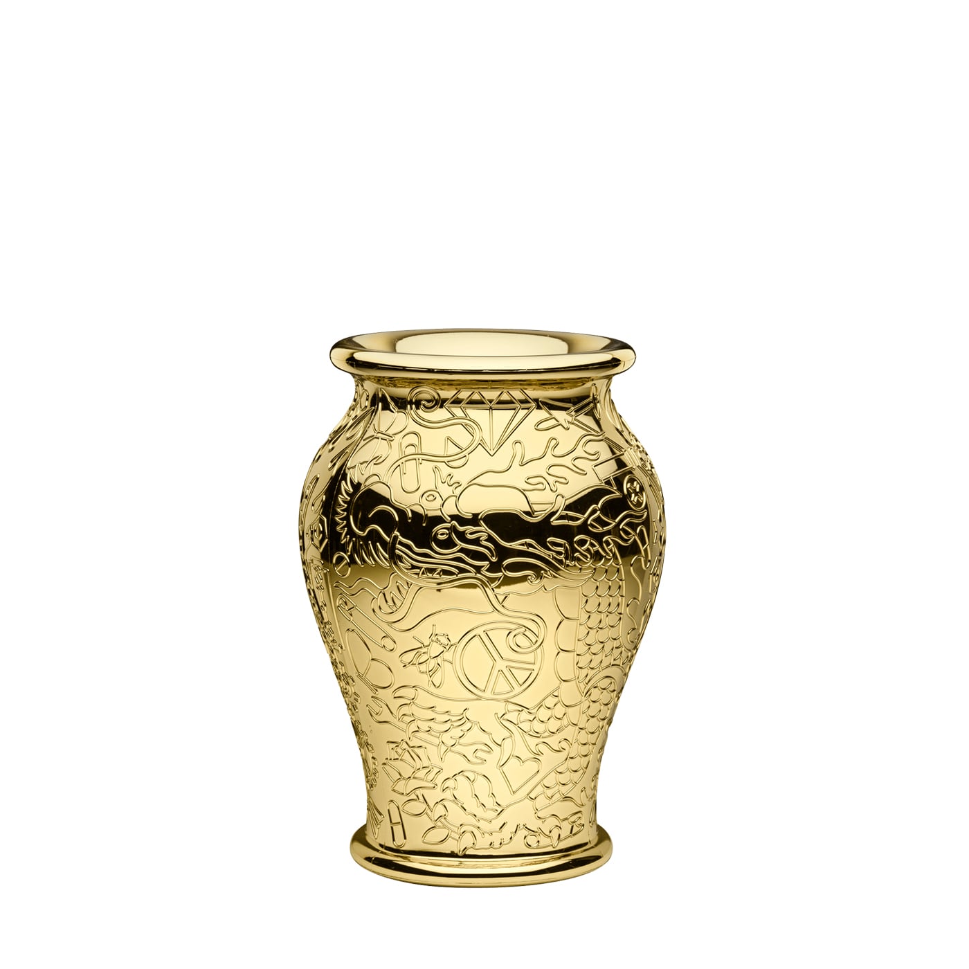 Qeeboo Ming Metal Vaso in polietilene