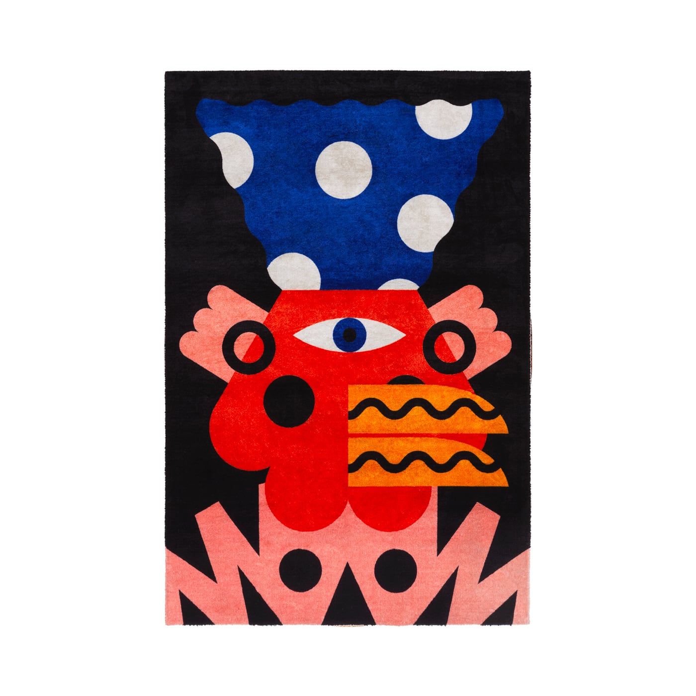 Qeeboo Mostro 004 Tappeto rettangolare