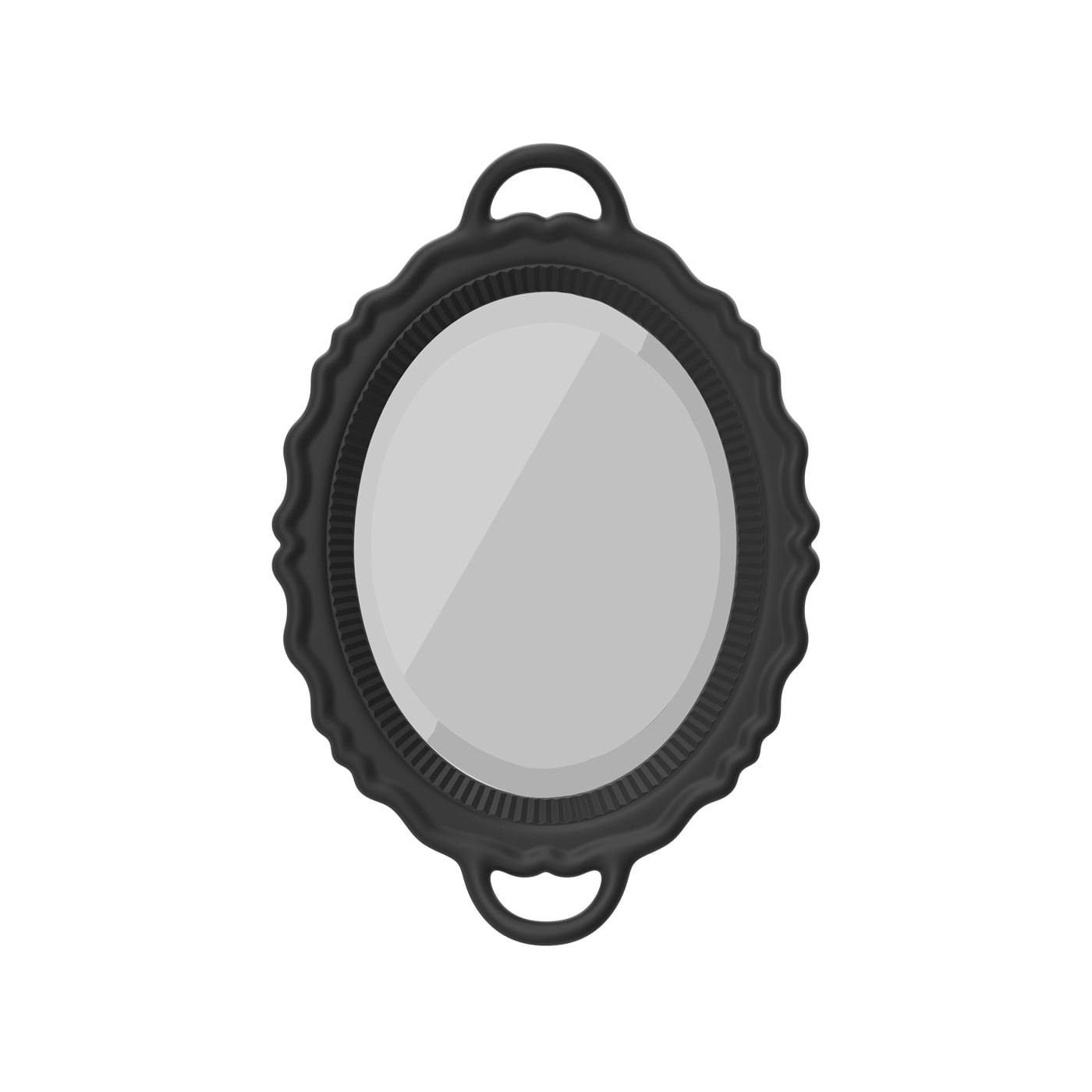 Qeeboo Plateau Miroir Specchio con cornice