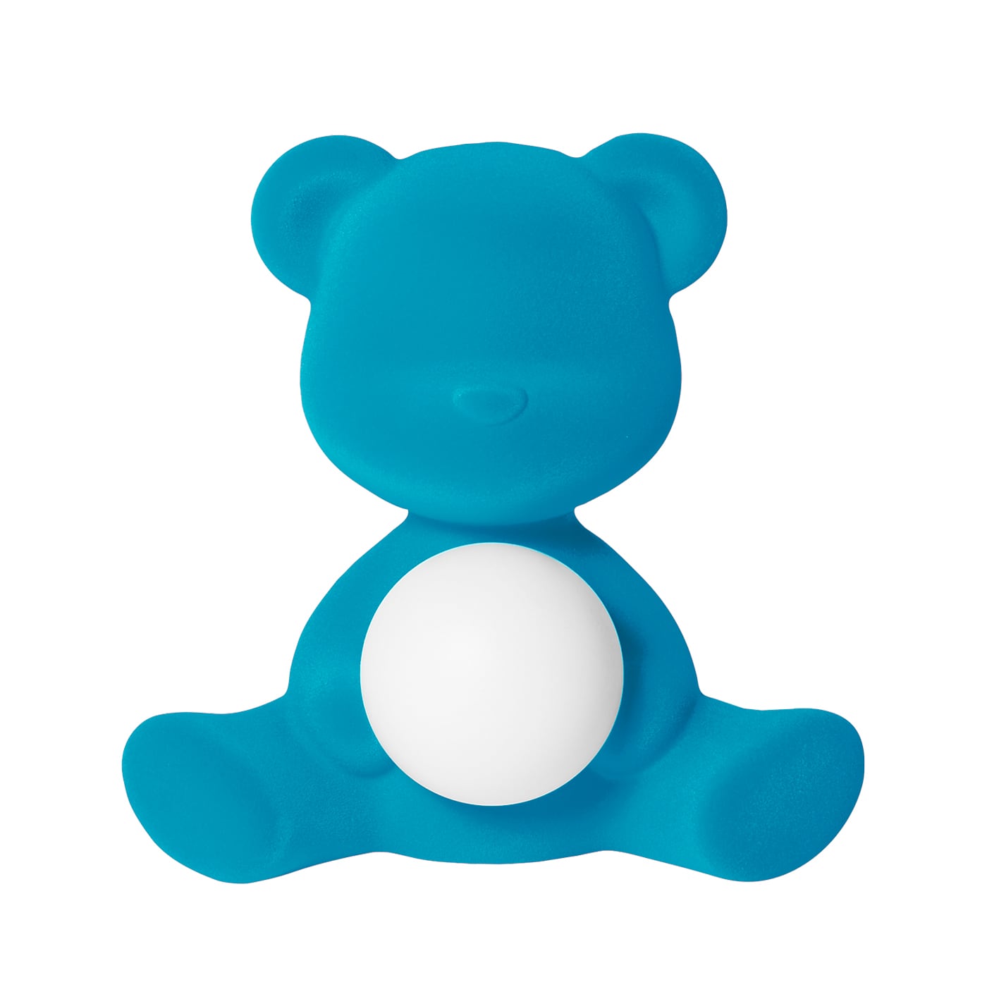 Qeeboo Teddy Girl Velvet Lampada ricaricabile