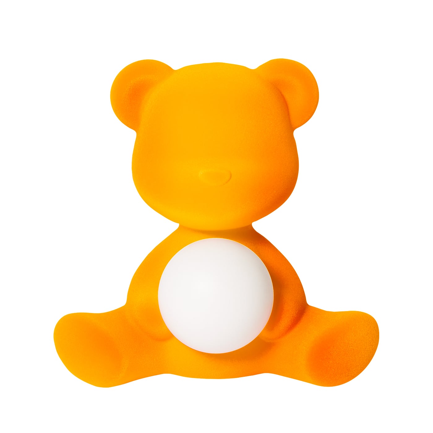 Qeeboo Teddy Girl Velvet Lampada ricaricabile