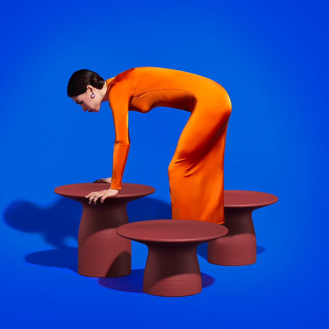 Qeeboo Totino Low Tavolino in polietilene