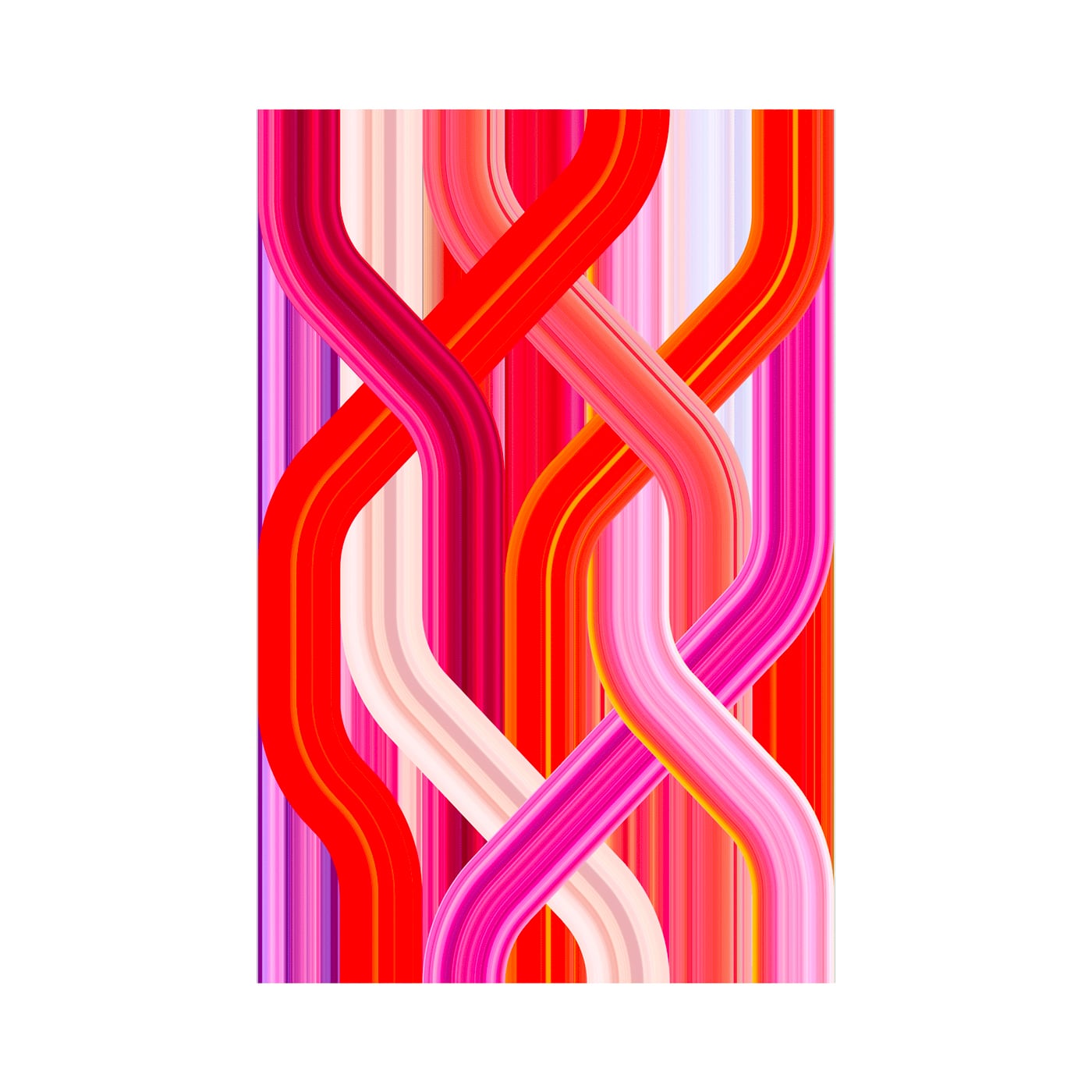 Qeeboo Wave Red Tappeto rettangolare