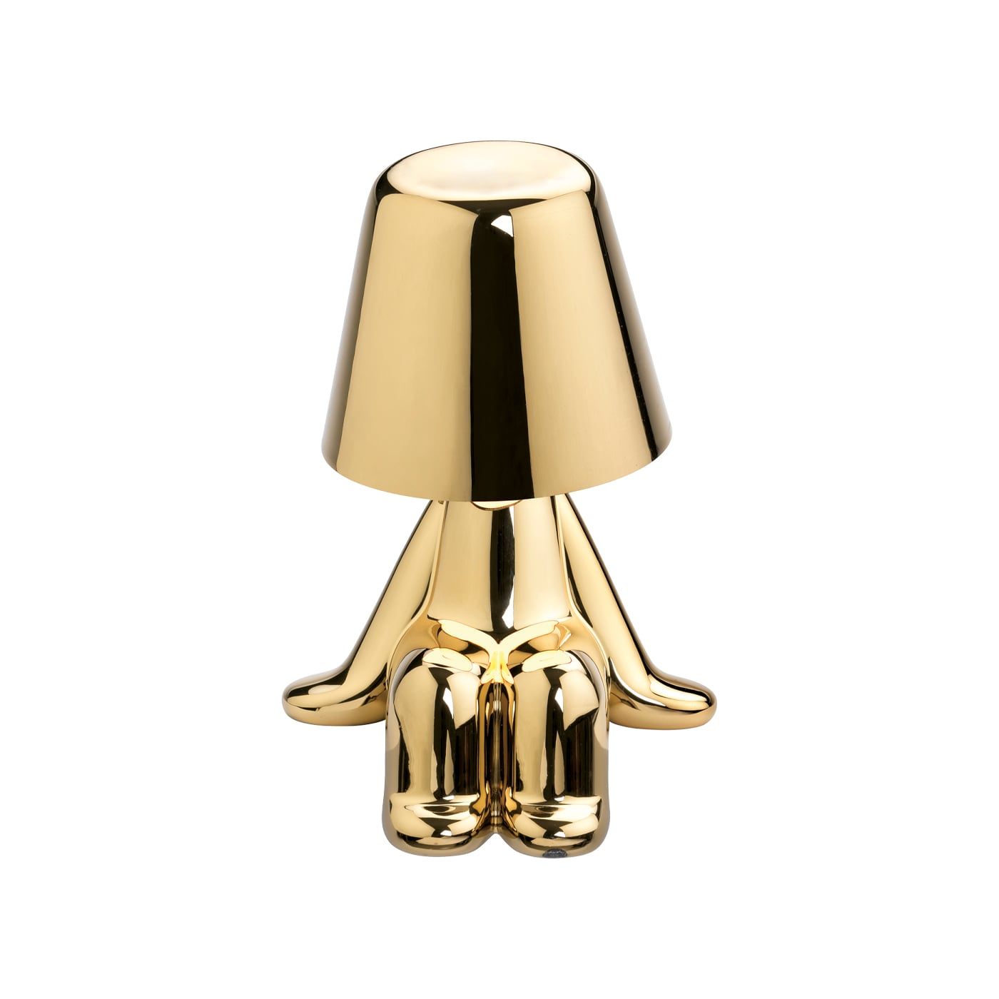 Qeeboo Golden Brothers Lampada ricaricabile