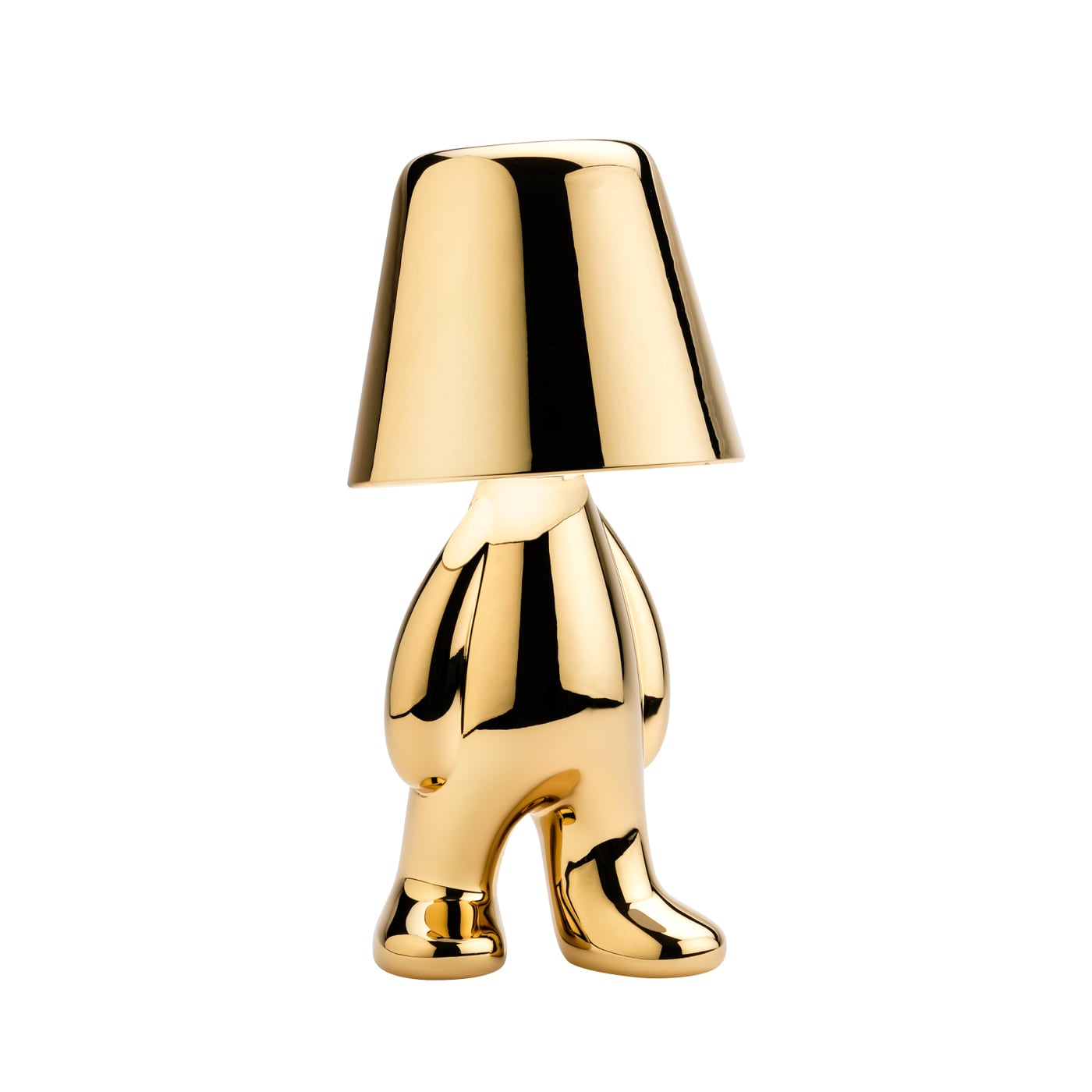 Qeeboo Golden Brothers Lampada ricaricabile