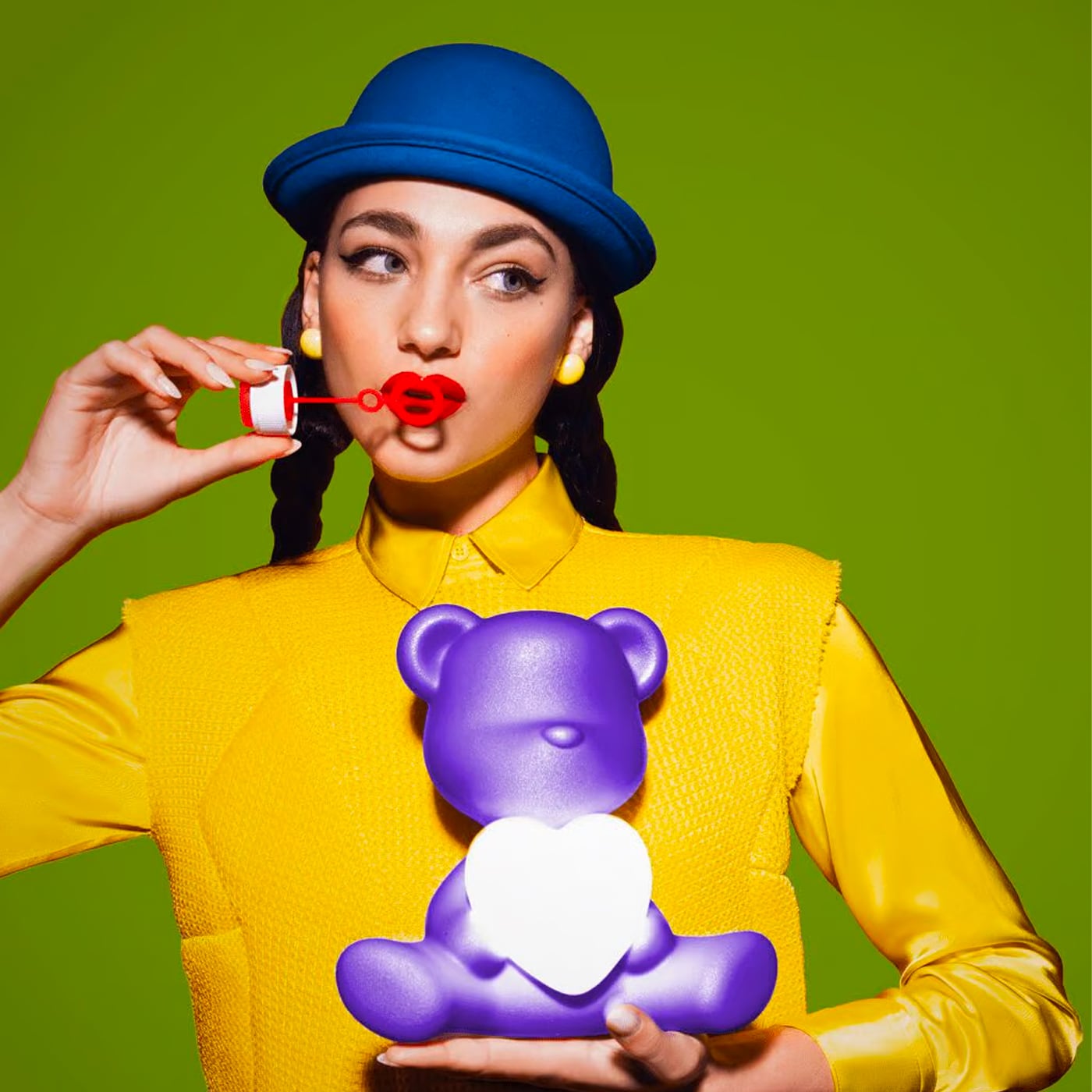 Qeeboo Teddy Love XS Lampada ricaricabile