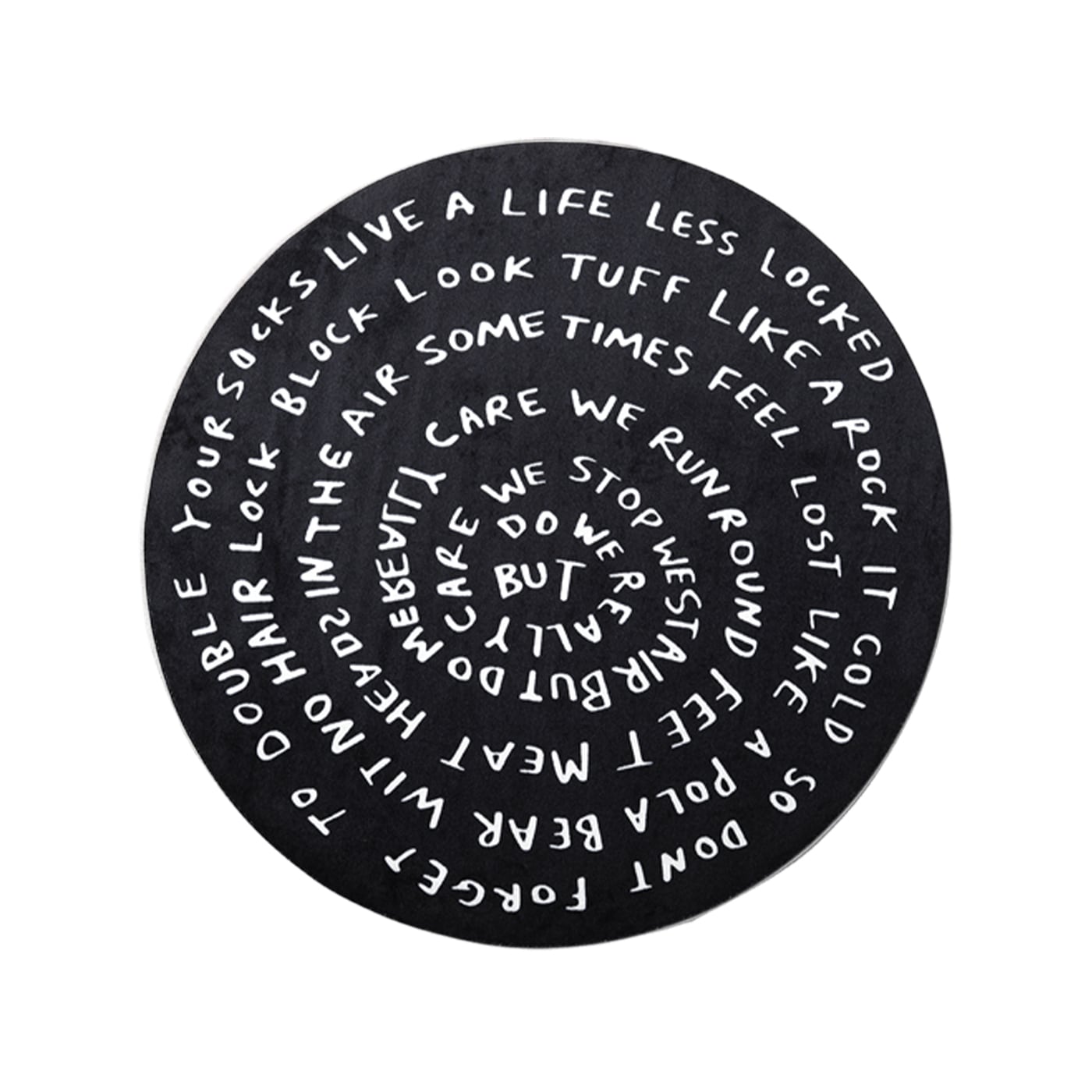 Qeeboo Circular Chronicles Tappeto rotondo