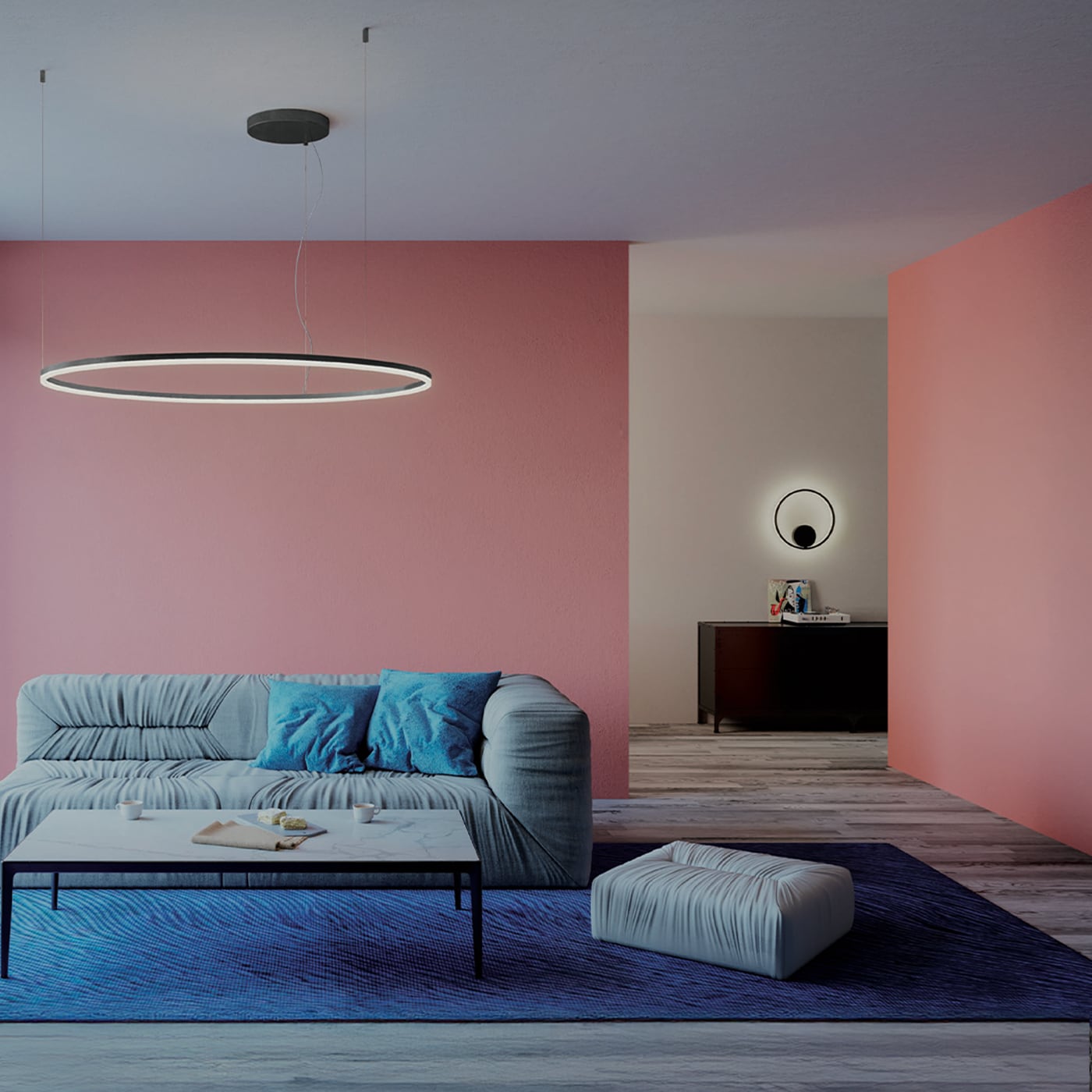 Redo Group Orbit Plafoniera Applique Indiretta