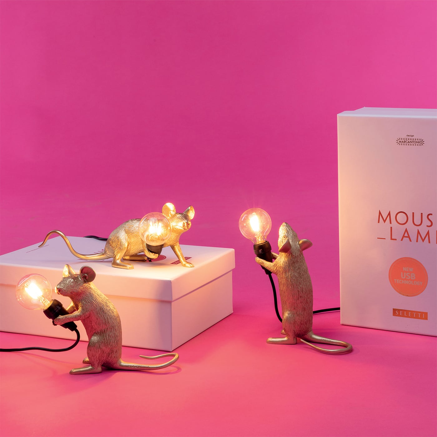Seletti Mouse Lop Lampada da tavolo