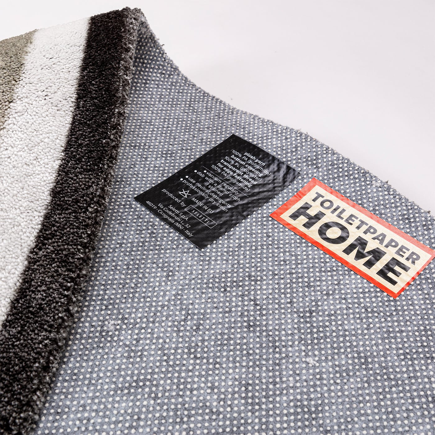 Seletti Two of Spades Round Tappeto Toiletpaper