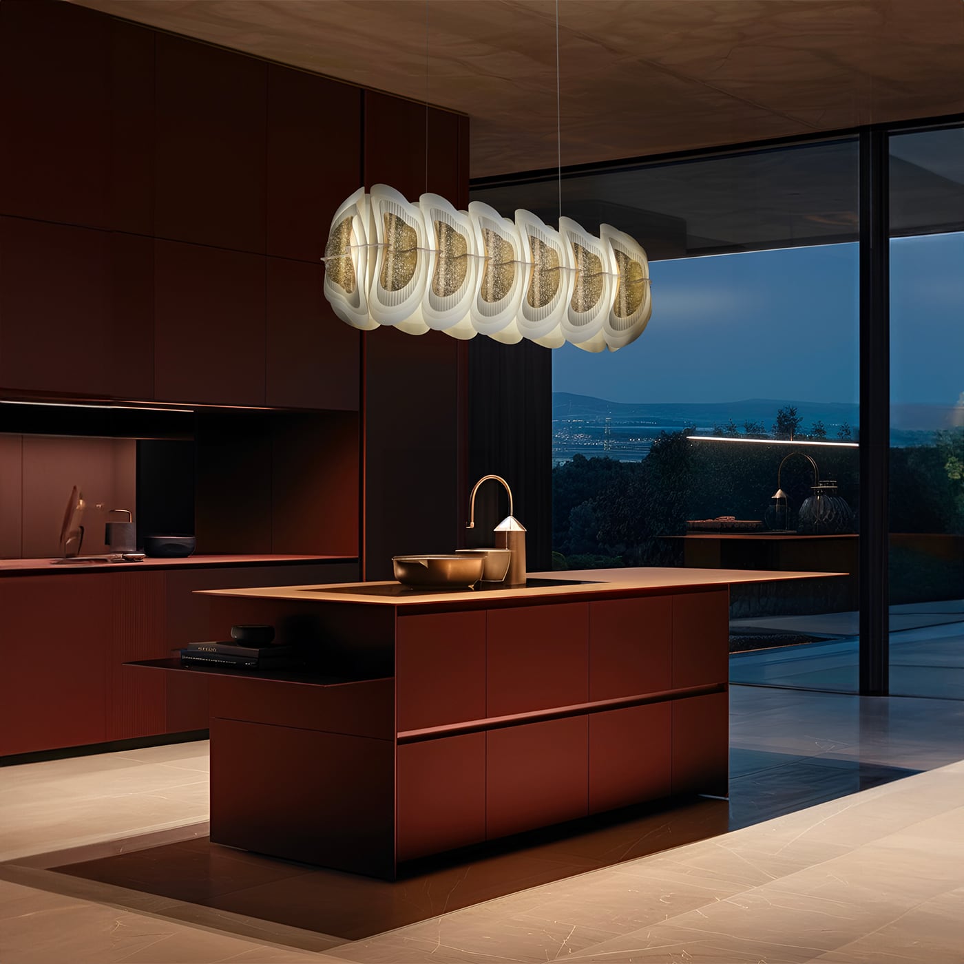 Slamp Fiordlys Sospensione Lineare