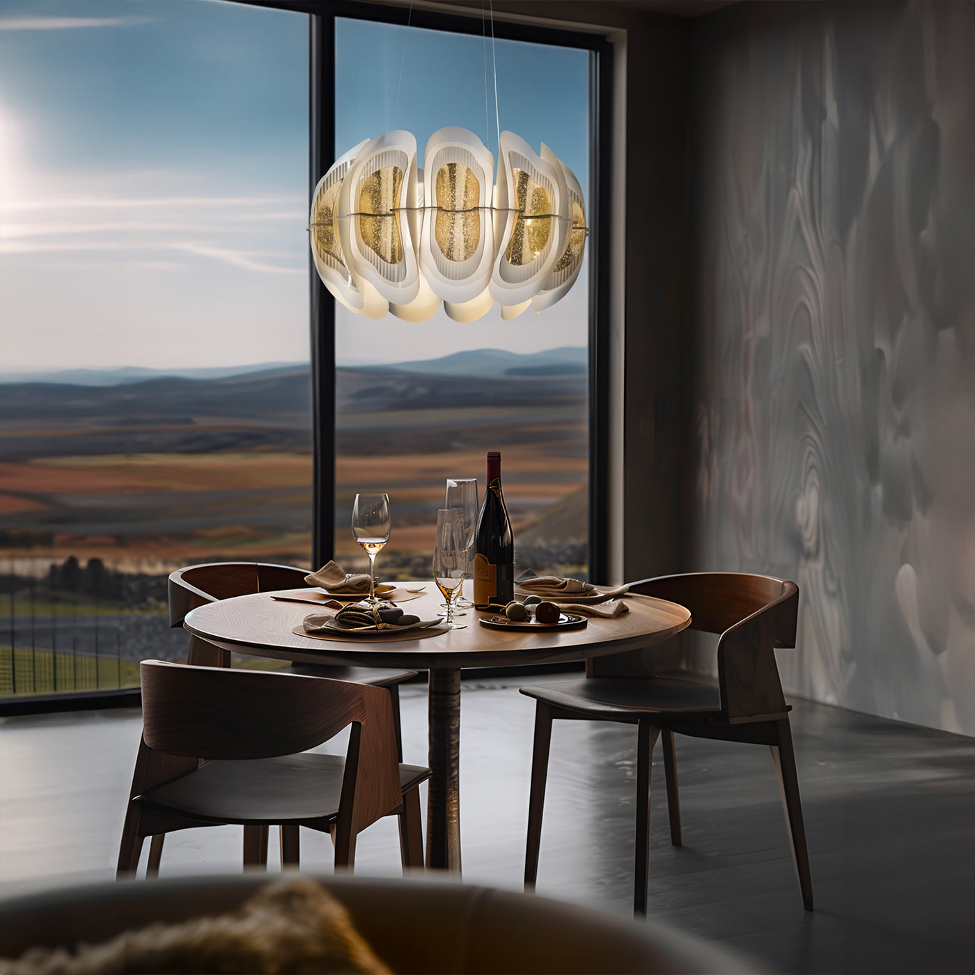 Slamp Fiordlys Sospensione Tonda