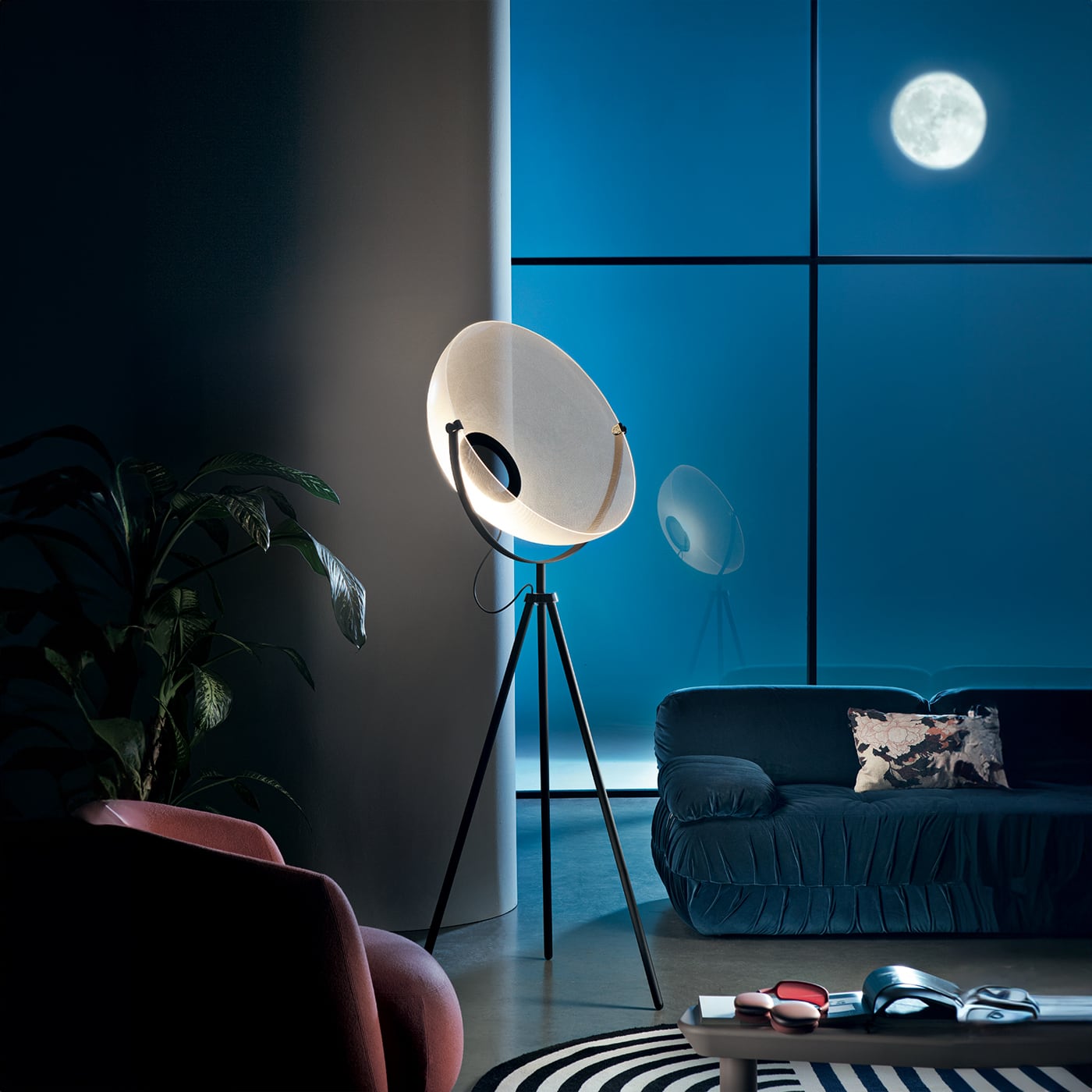 Stilnovo Demì Moon Piantana
