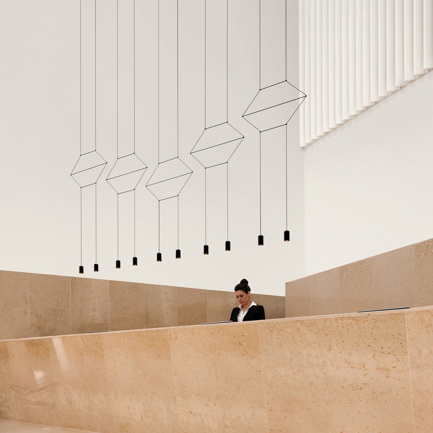 Vibia Wireflow Lineal Sospensione