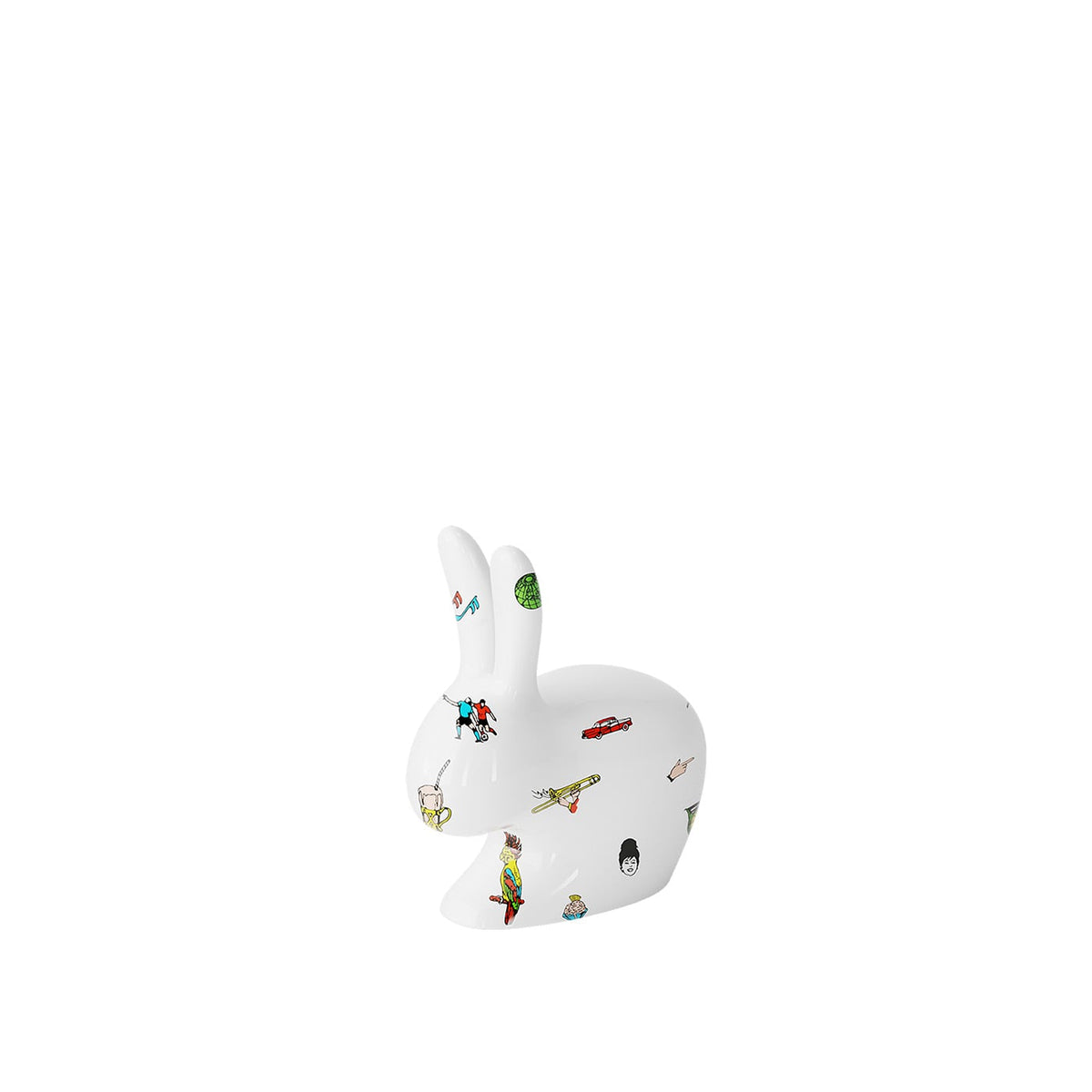 Qeeboo Rabbit XS x Fiorucci