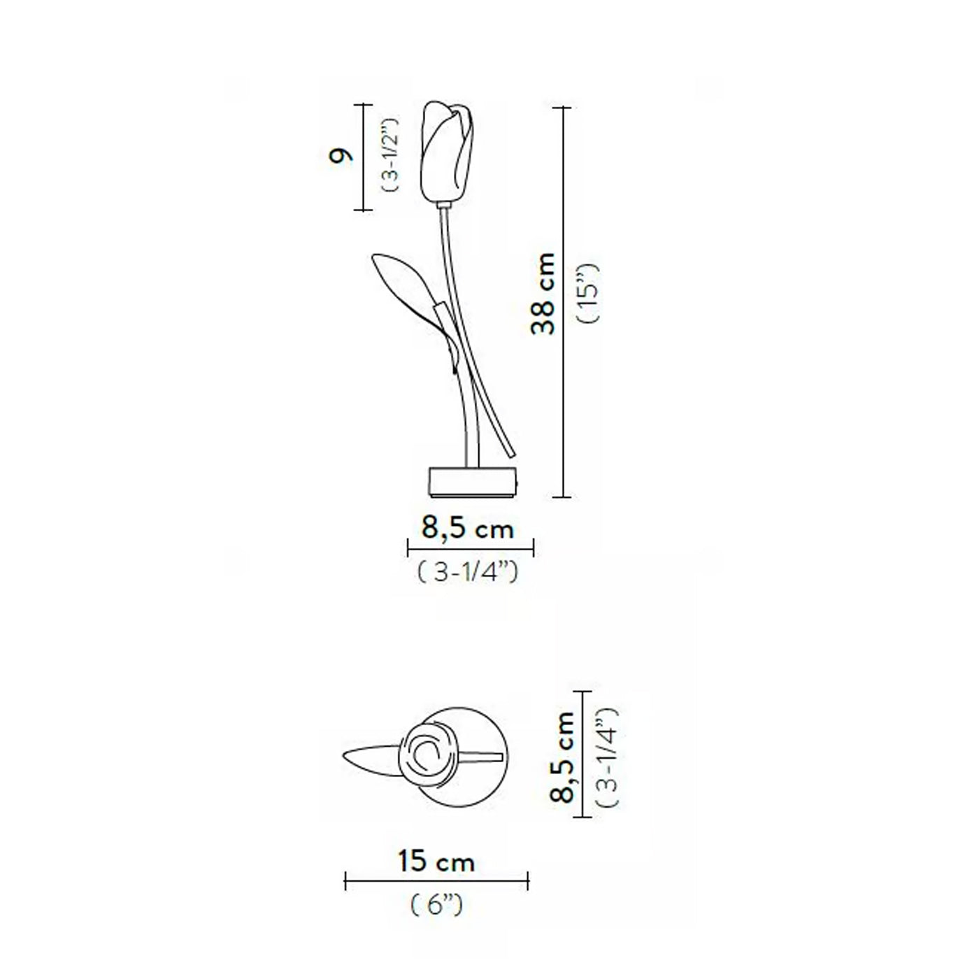 Slamp Tulip Lampada ricaricabile