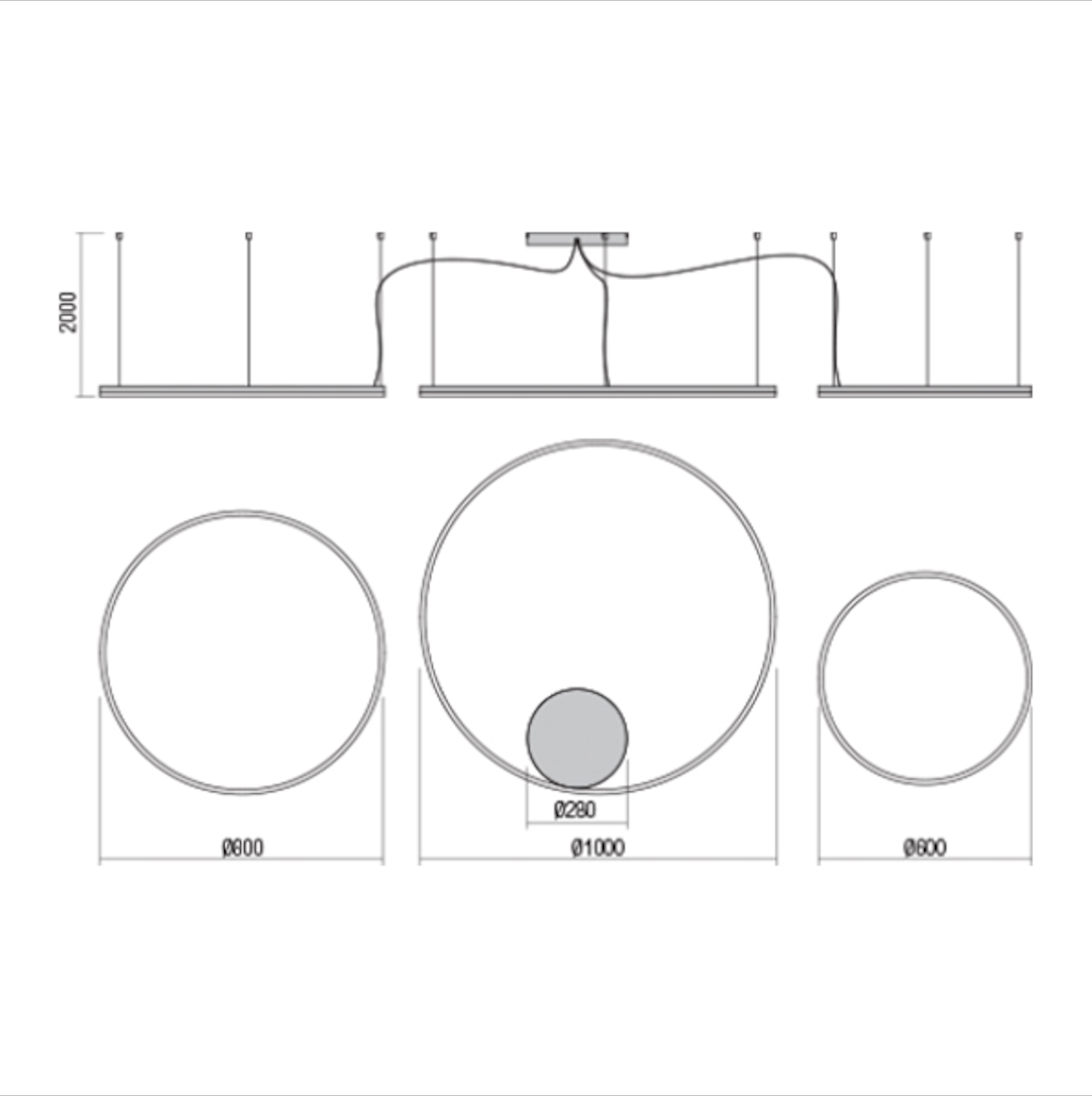 Redo Group Orbit Sospensione Tripla