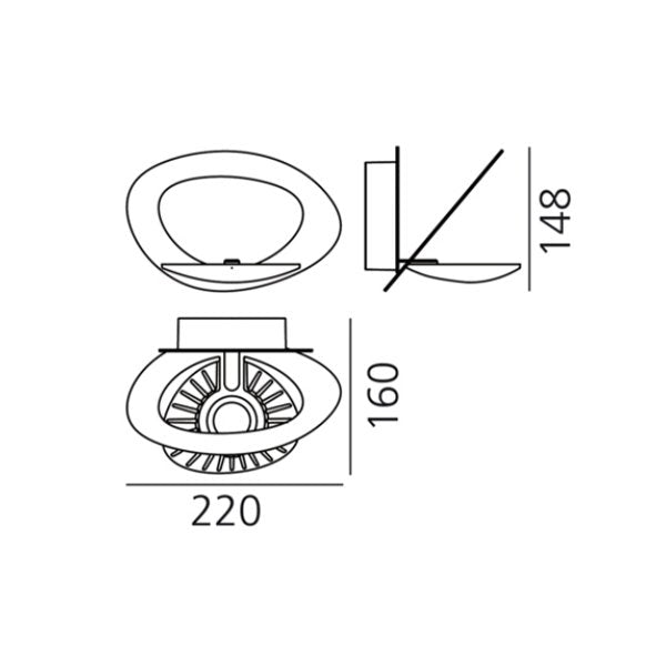 Artemide Pirce Micro Applique